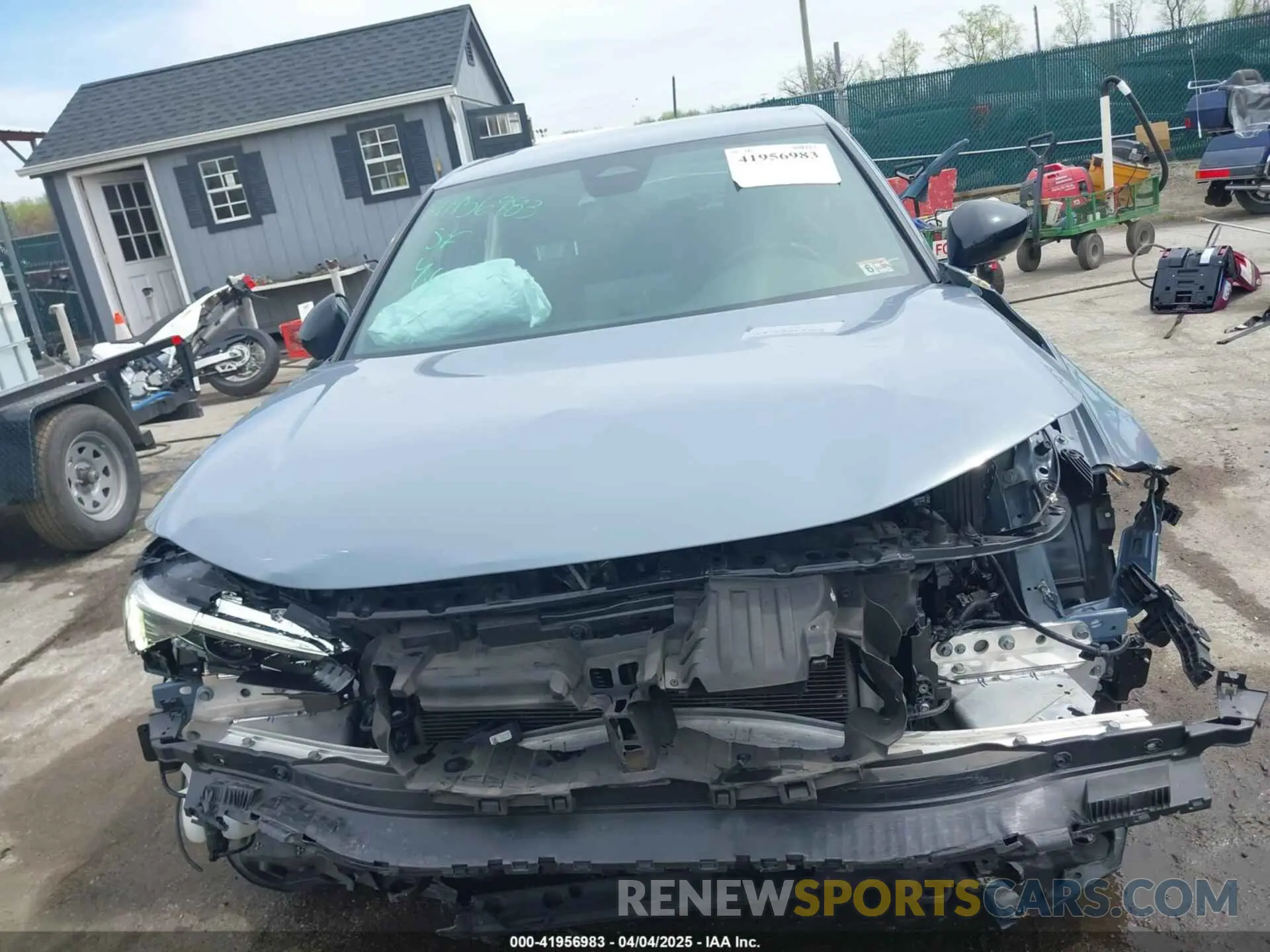 12 fotografías del automóvil dañado 19XFL2H88NE008403 HONDA CIVIC 2022