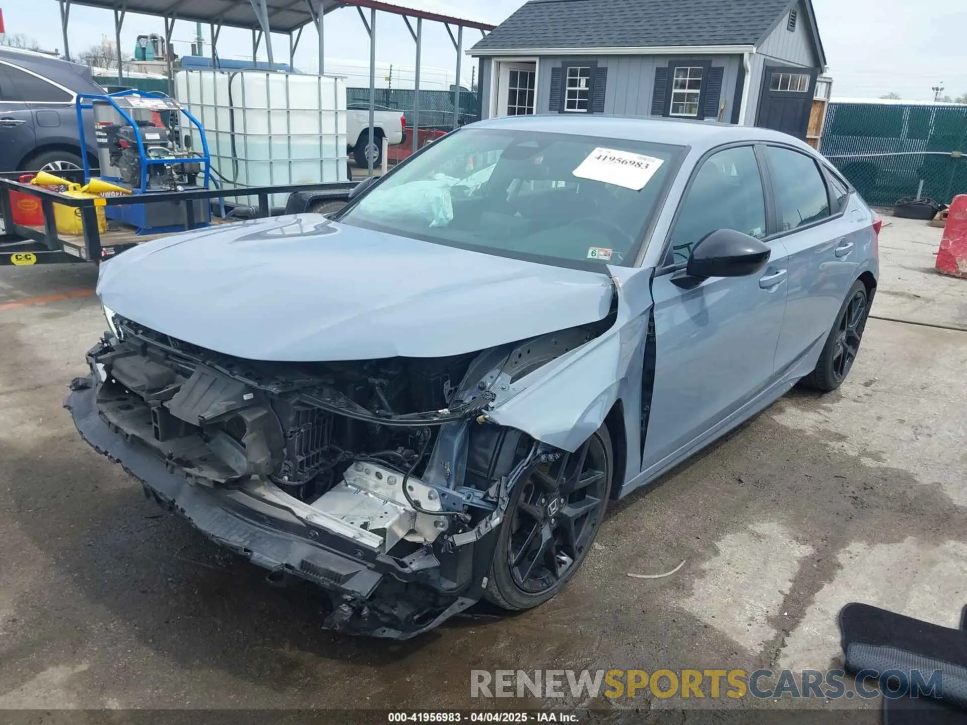 2 fotografías del automóvil dañado 19XFL2H88NE008403 HONDA CIVIC 2022