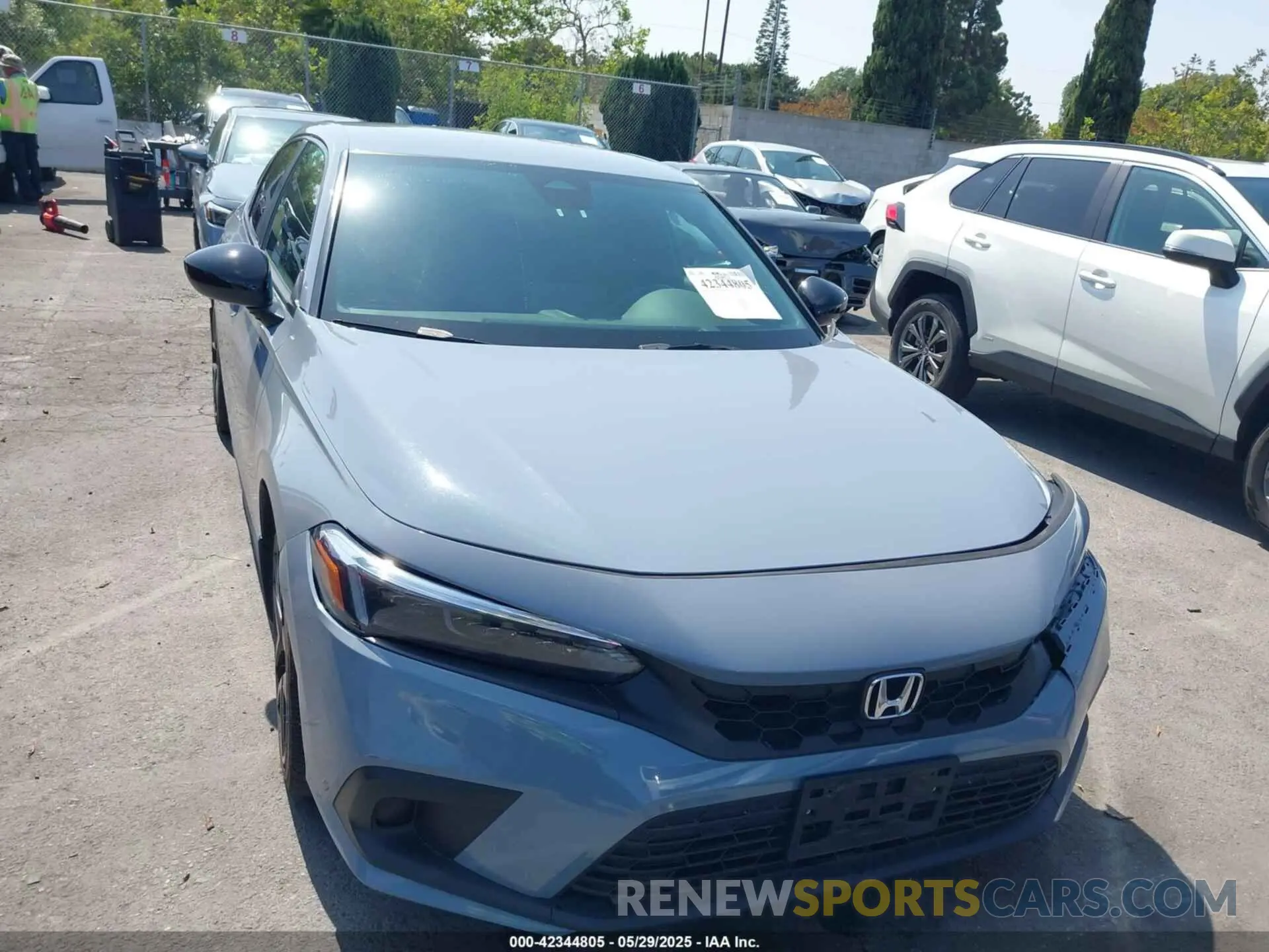 12 fotografías del automóvil dañado 19XFL2H88NE017165 HONDA CIVIC 2022