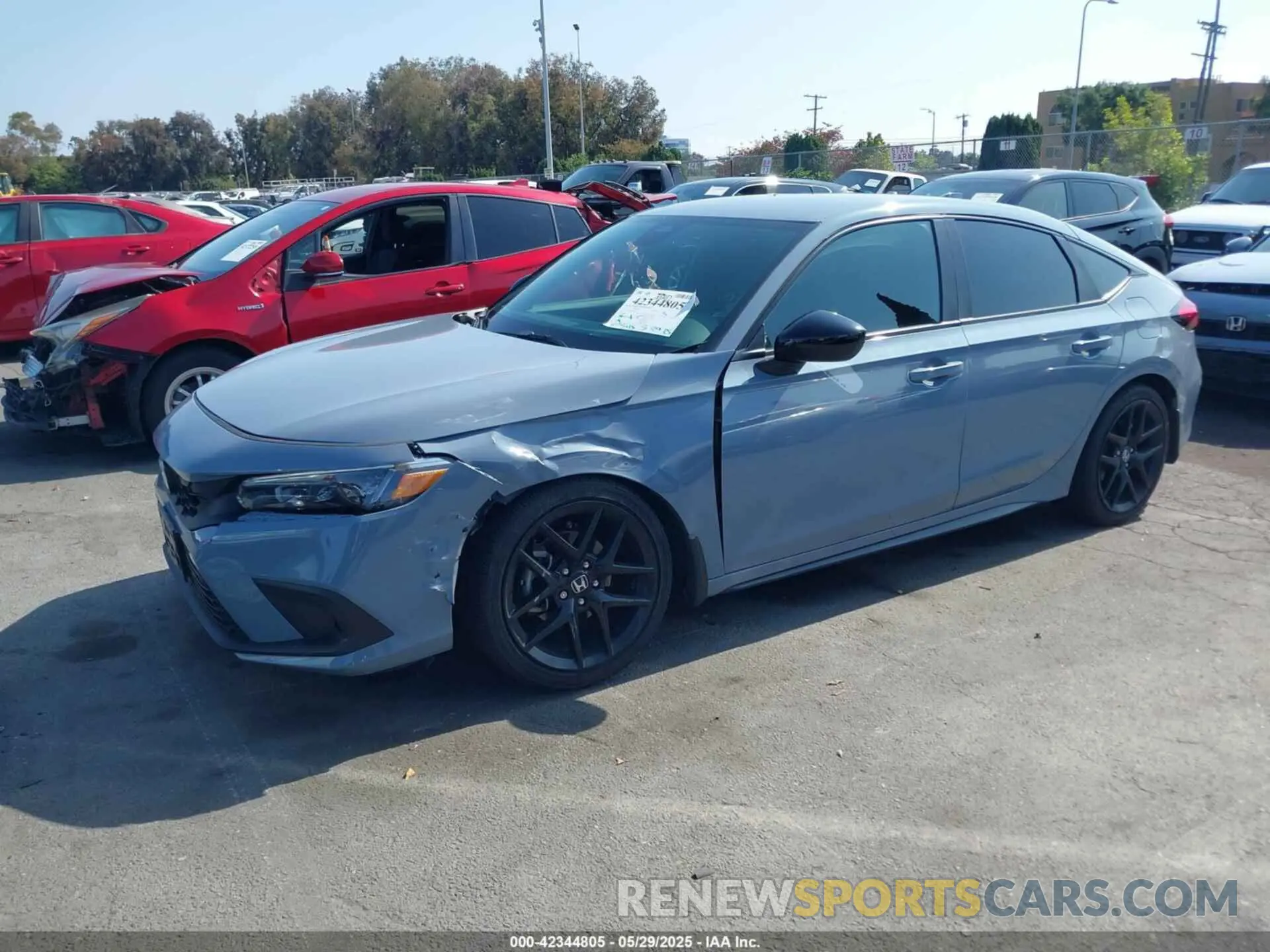 2 fotografías del automóvil dañado 19XFL2H88NE017165 HONDA CIVIC 2022
