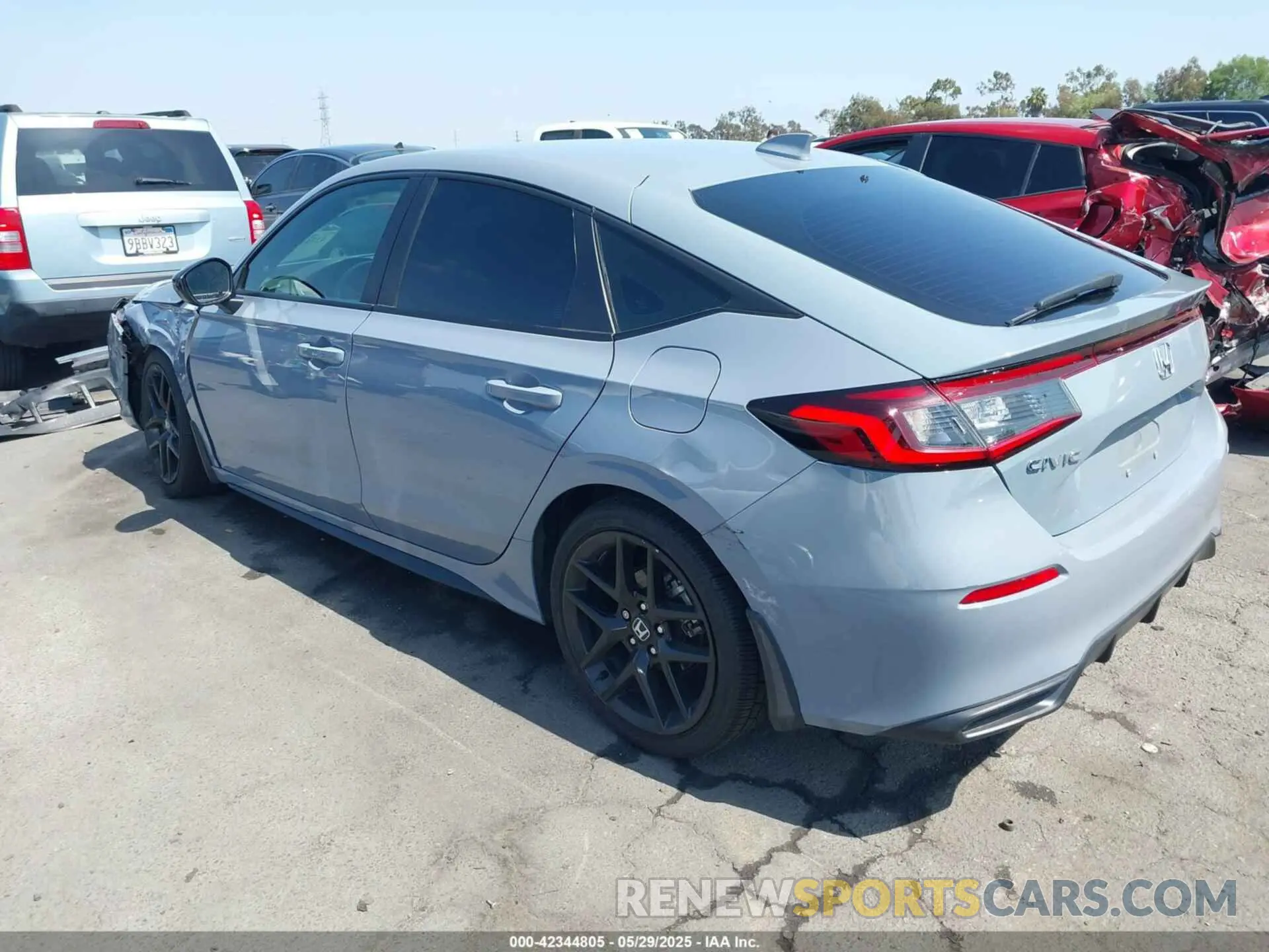 3 fotografías del automóvil dañado 19XFL2H88NE017165 HONDA CIVIC 2022