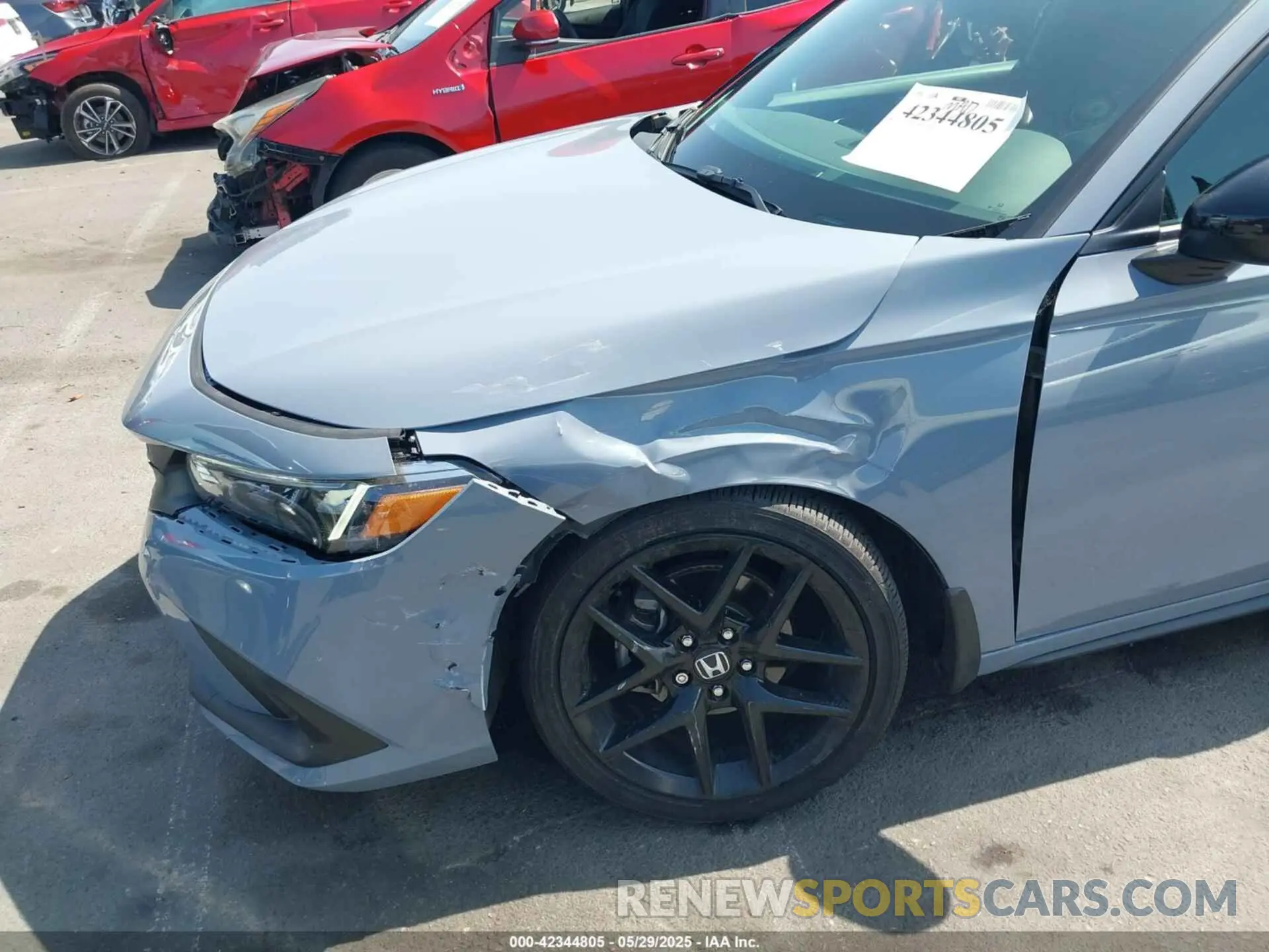 6 fotografías del automóvil dañado 19XFL2H88NE017165 HONDA CIVIC 2022