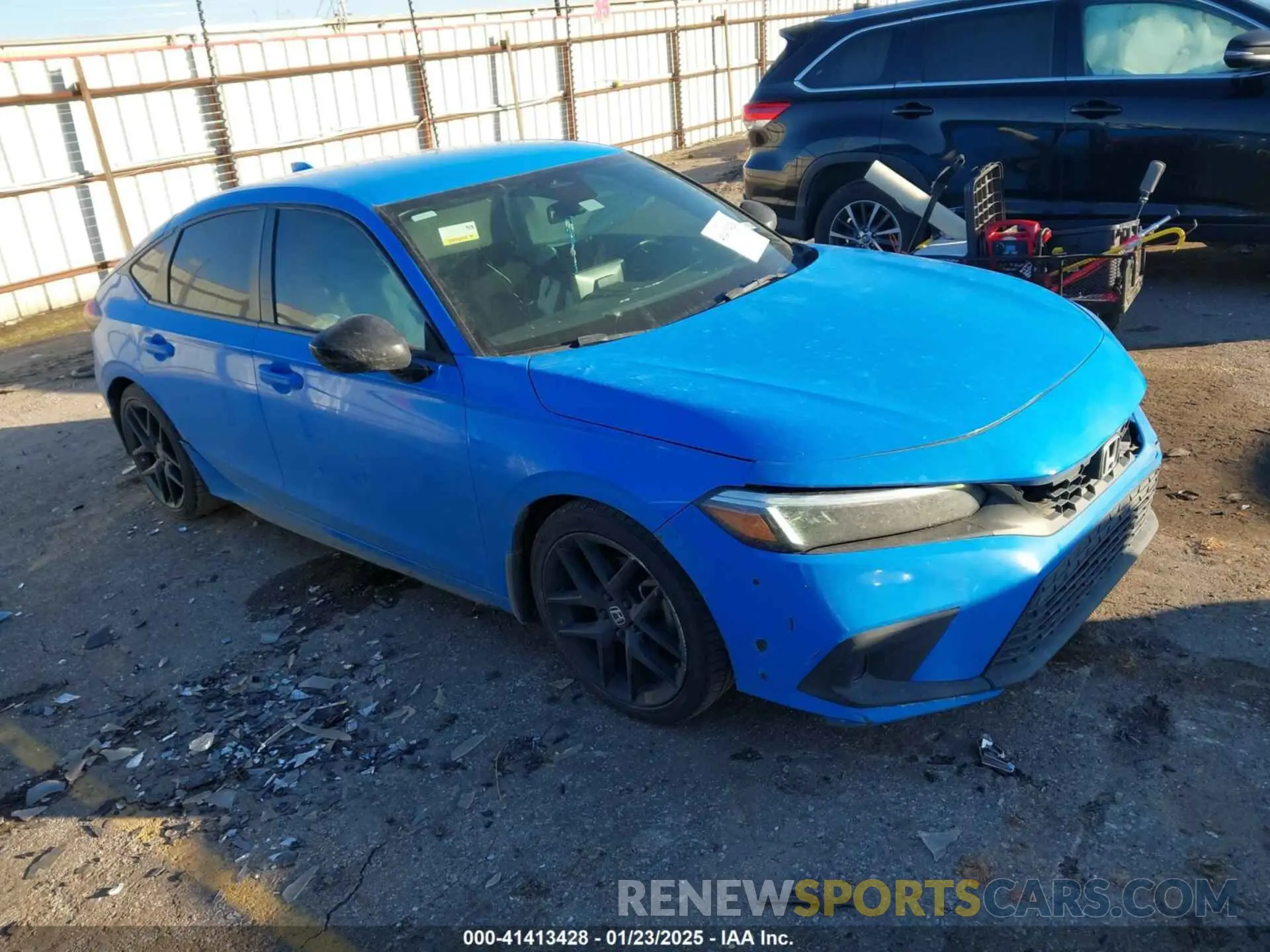 1 fotografías del automóvil dañado 19XFL2H89NE001671 HONDA CIVIC 2022