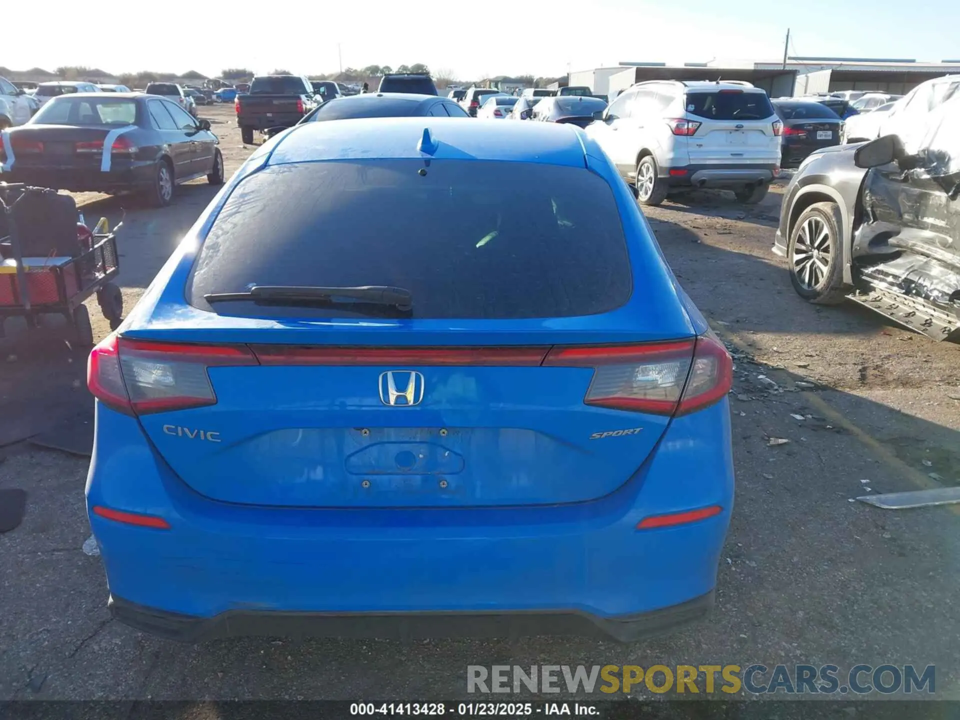 16 fotografías del automóvil dañado 19XFL2H89NE001671 HONDA CIVIC 2022