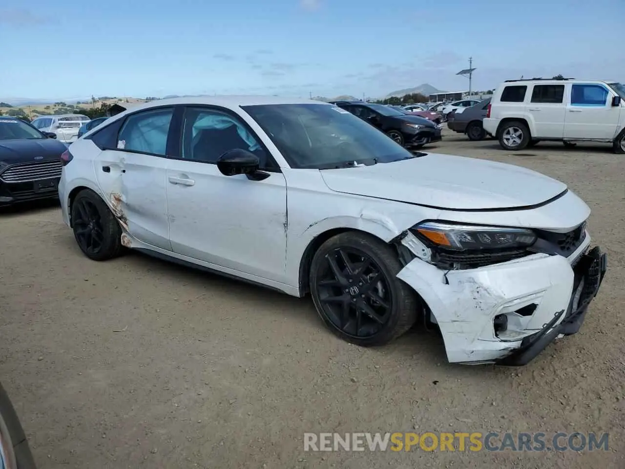 4 fotografías del automóvil dañado 19XFL2H89NE014226 HONDA CIVIC 2022