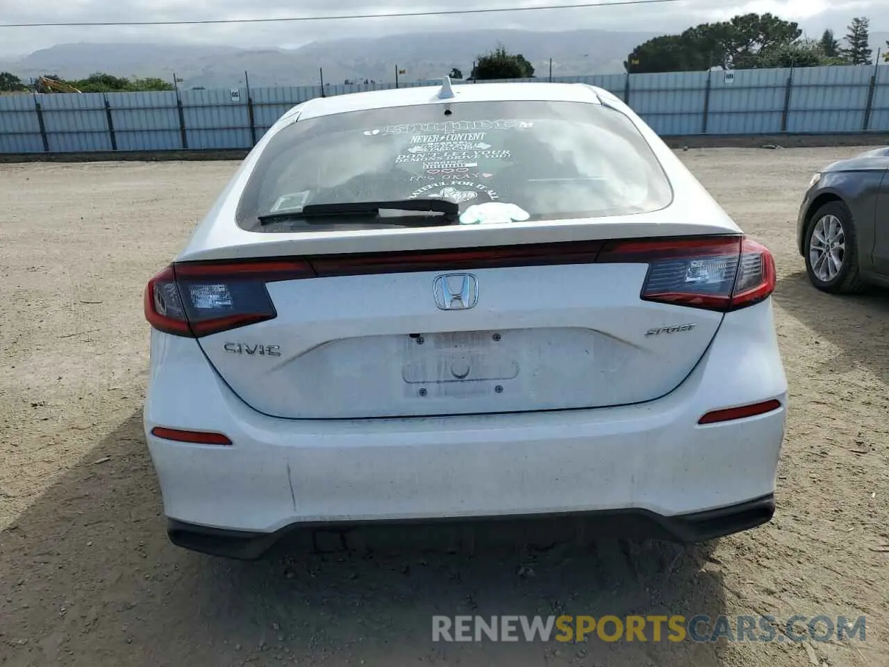 6 fotografías del automóvil dañado 19XFL2H89NE014226 HONDA CIVIC 2022