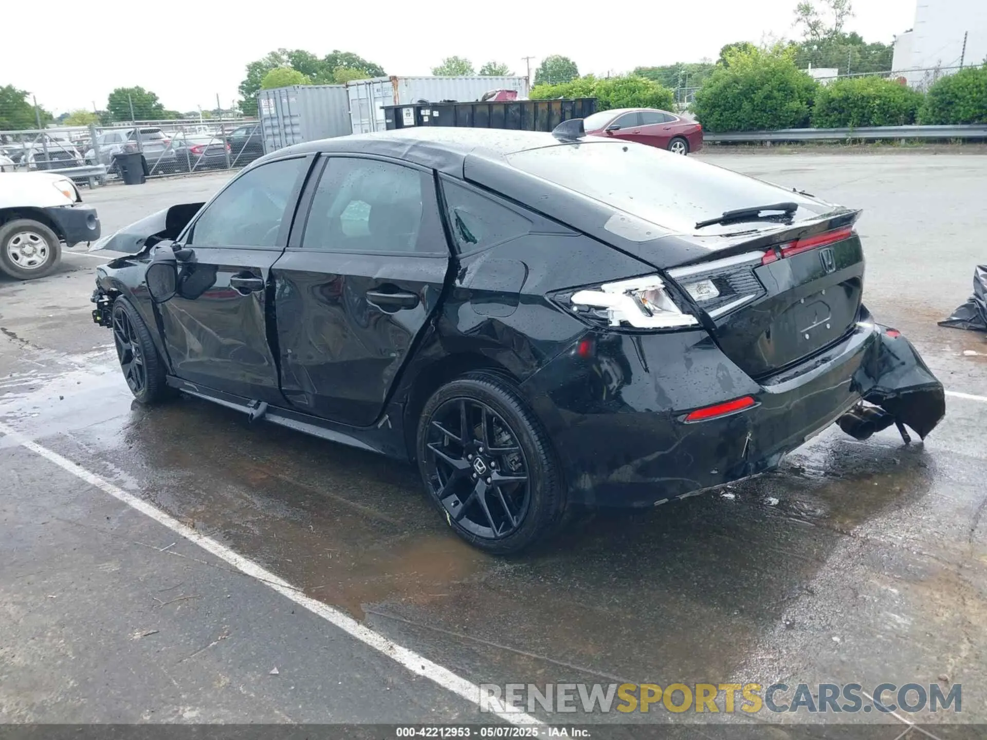 3 fotografías del automóvil dañado 19XFL2H8XNE002540 HONDA CIVIC 2022