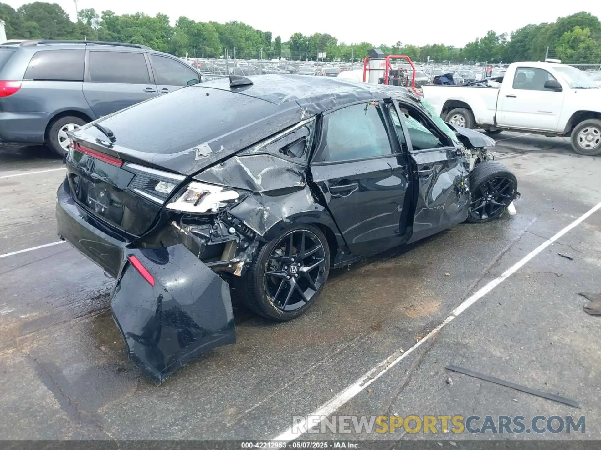 4 fotografías del automóvil dañado 19XFL2H8XNE002540 HONDA CIVIC 2022