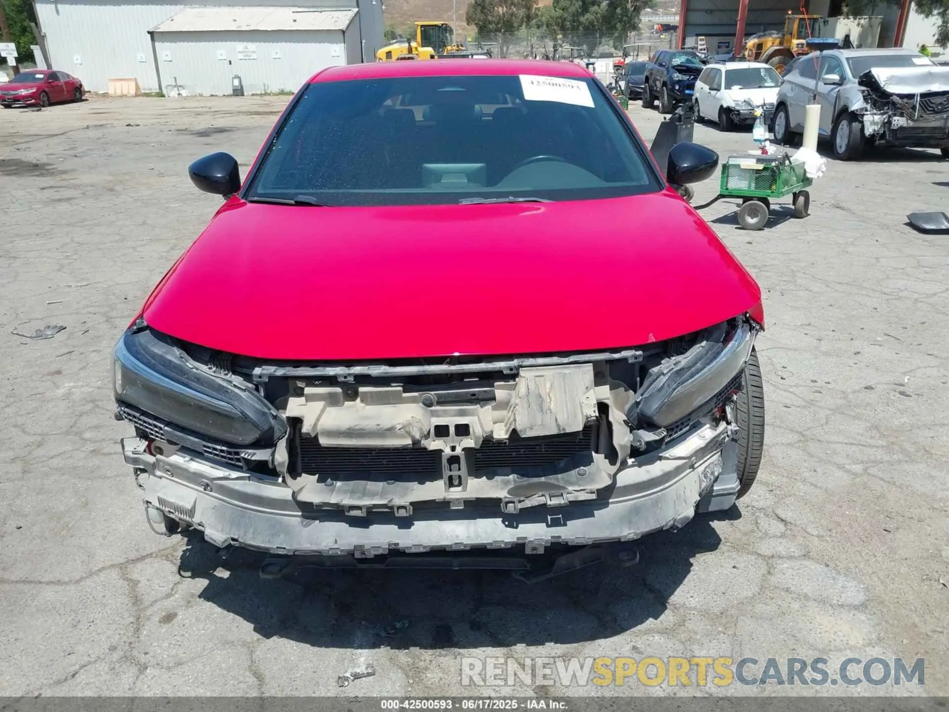 12 fotografías del automóvil dañado 19XFL2H8XNE005437 HONDA CIVIC 2022