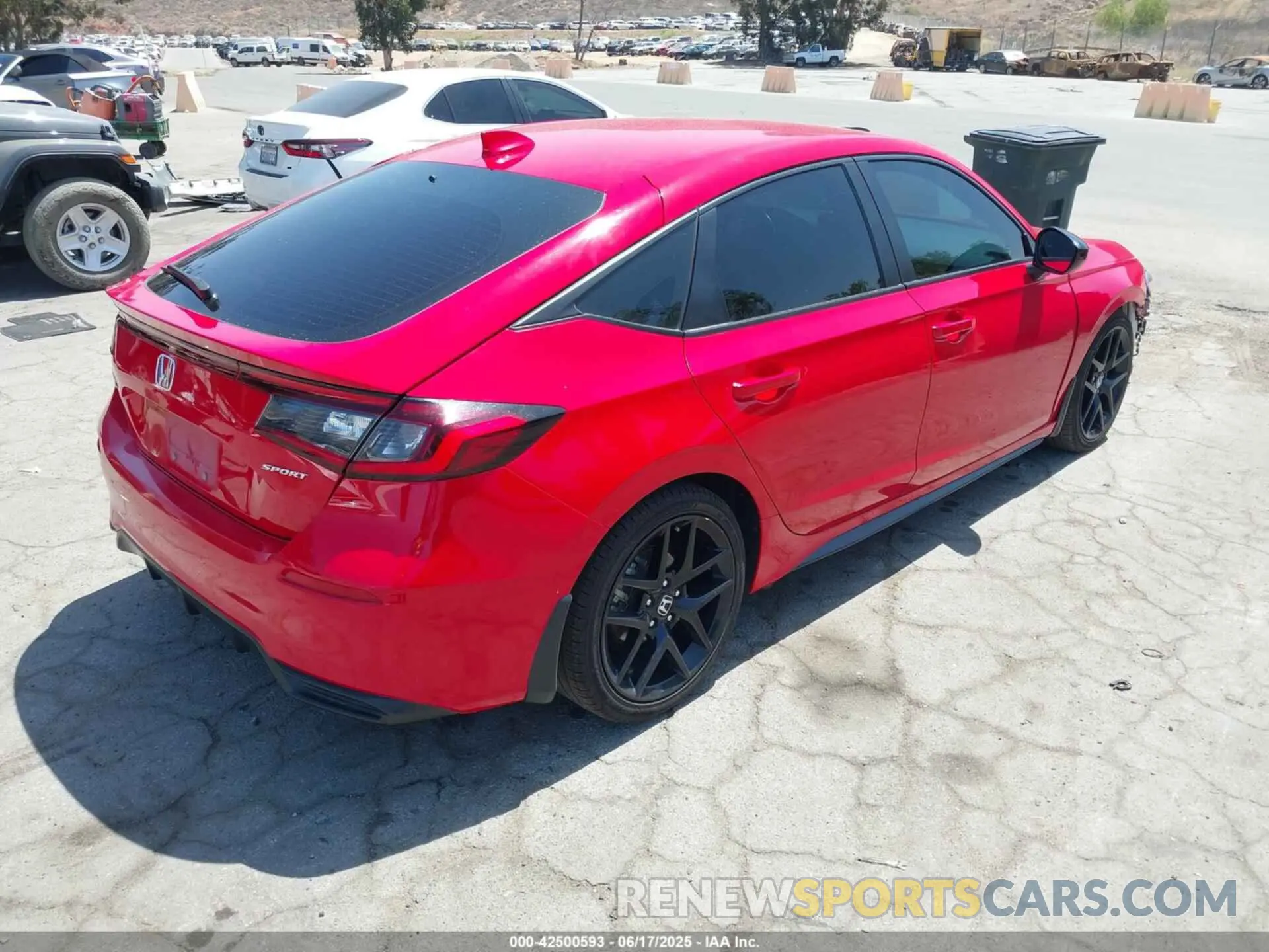4 fotografías del automóvil dañado 19XFL2H8XNE005437 HONDA CIVIC 2022