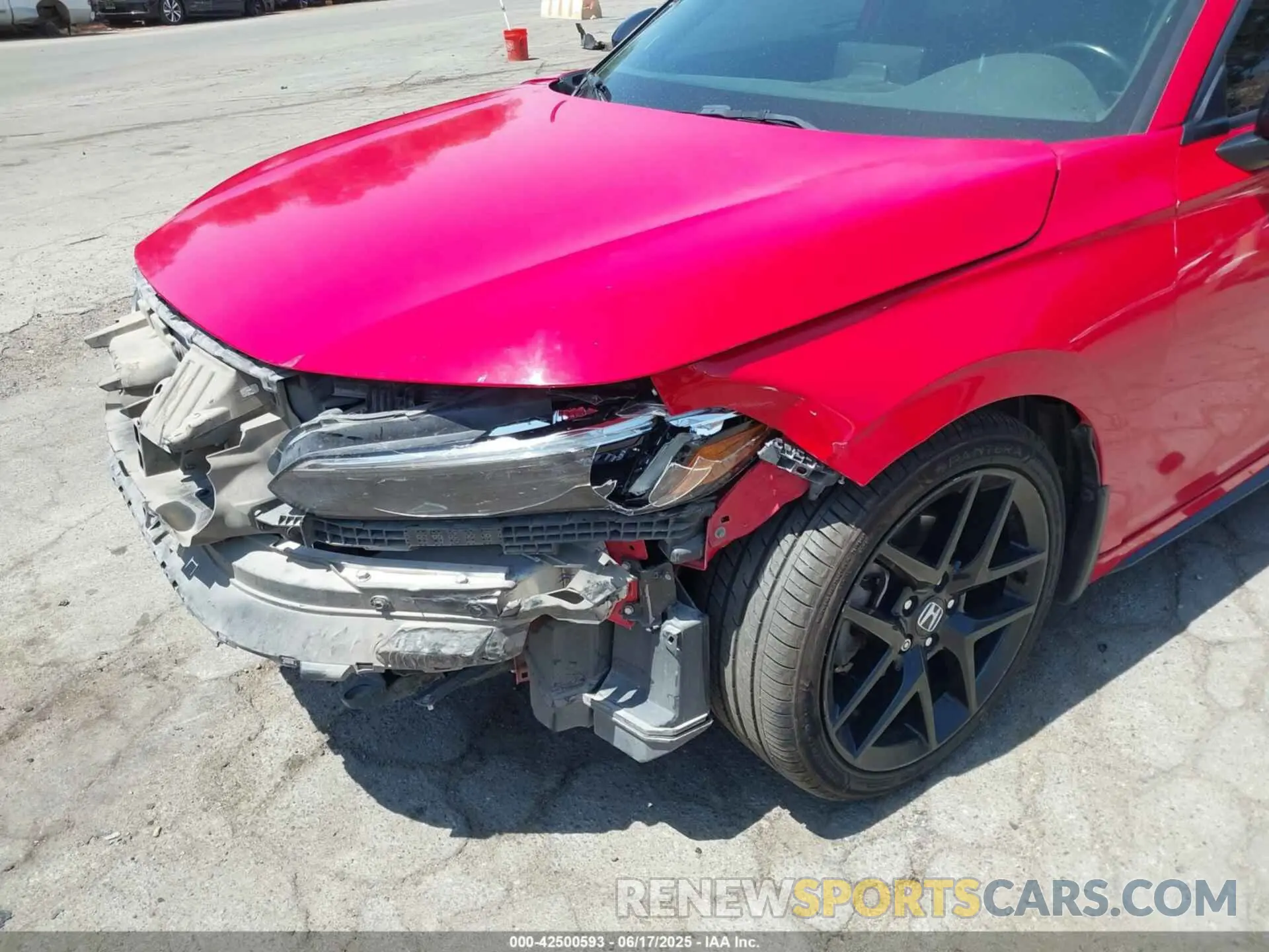 6 fotografías del automóvil dañado 19XFL2H8XNE005437 HONDA CIVIC 2022