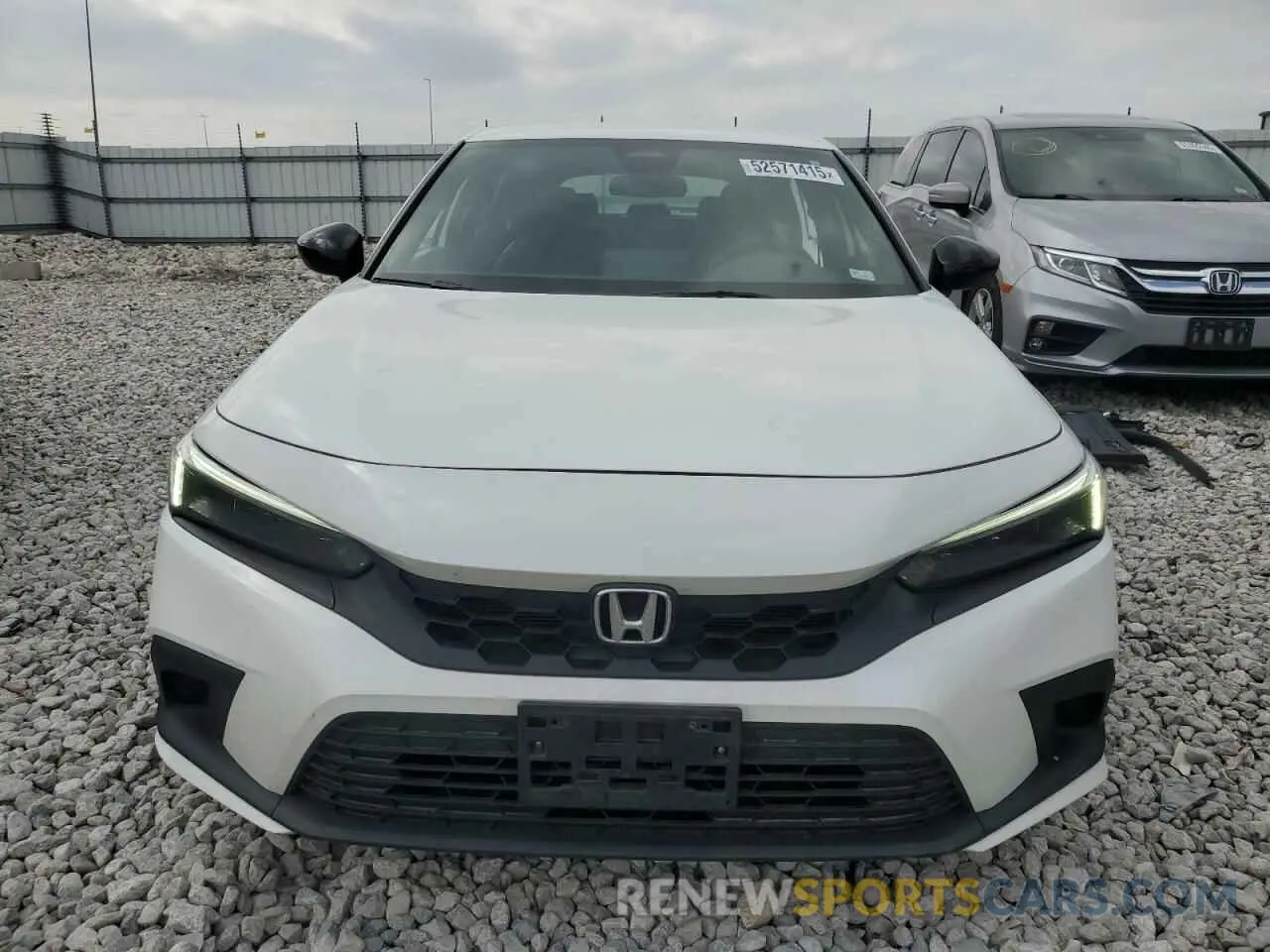 5 fotografías del automóvil dañado 19XFL2H8XNE007334 HONDA CIVIC 2022