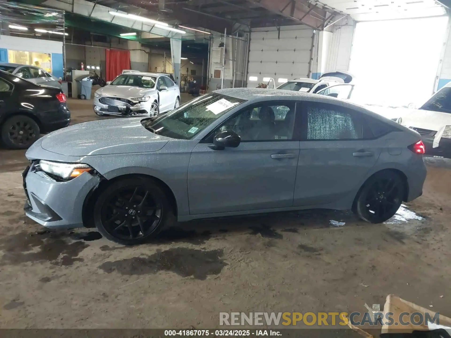 14 fotografías del automóvil dañado 19XFL2H8XNE022920 HONDA CIVIC 2022