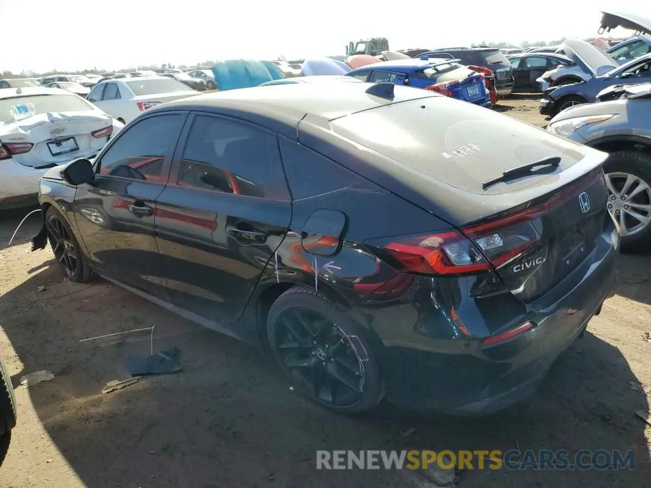2 fotografías del automóvil dañado 19XFL2H8XNE025073 HONDA CIVIC 2022