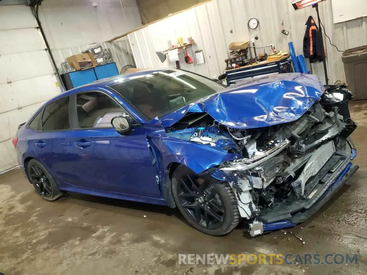 4 fotografías del automóvil dañado 2HGFE1E53NH471618 HONDA CIVIC 2022