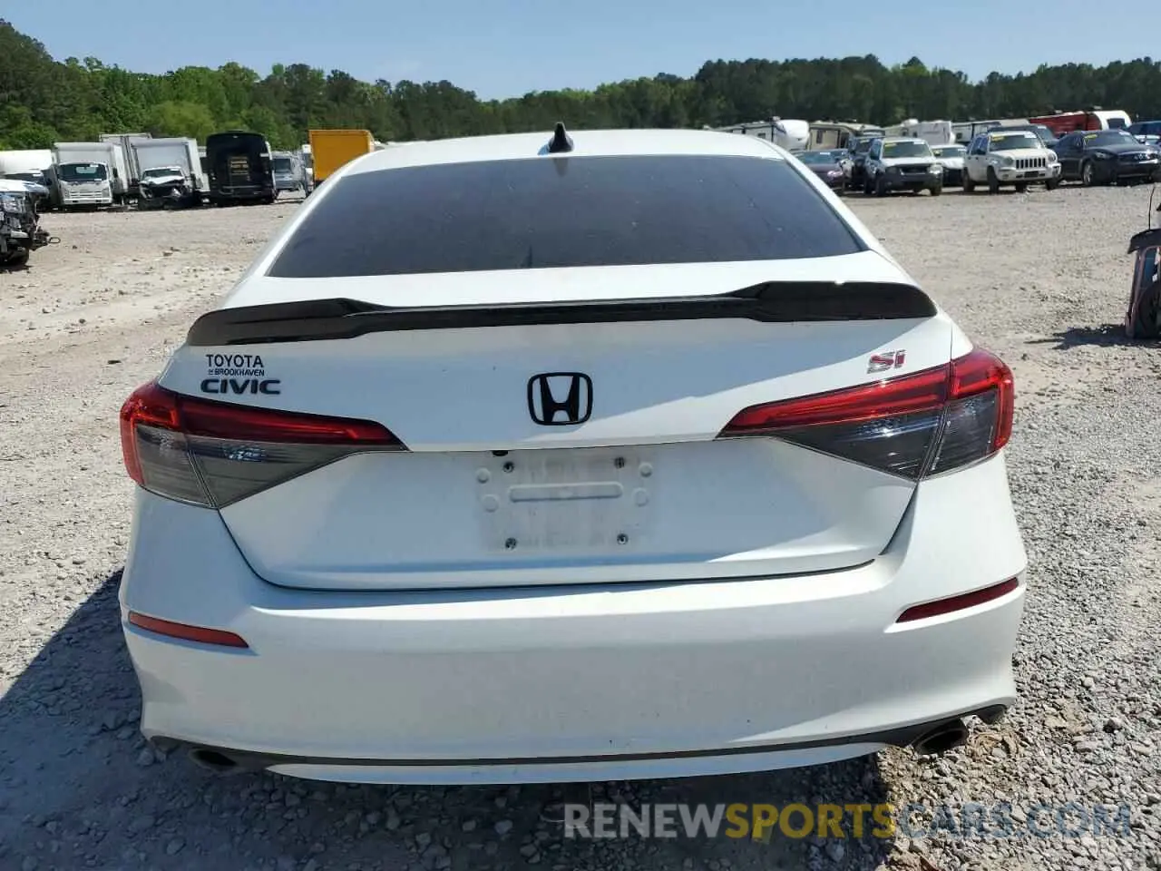 6 fotografías del automóvil dañado 2HGFE1E56NH471340 HONDA CIVIC 2022