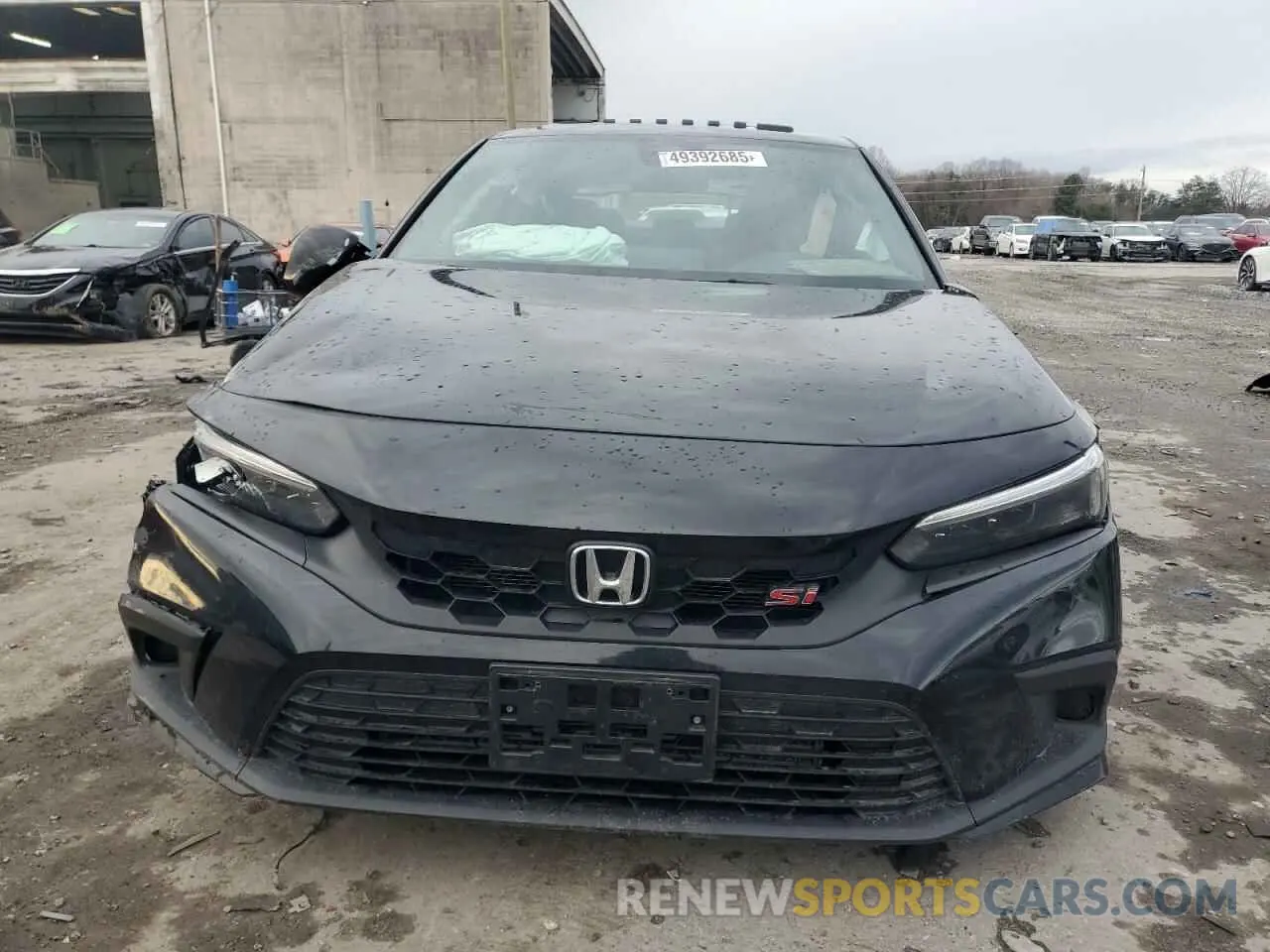 5 fotografías del automóvil dañado 2HGFE1E57NH474392 HONDA CIVIC 2022