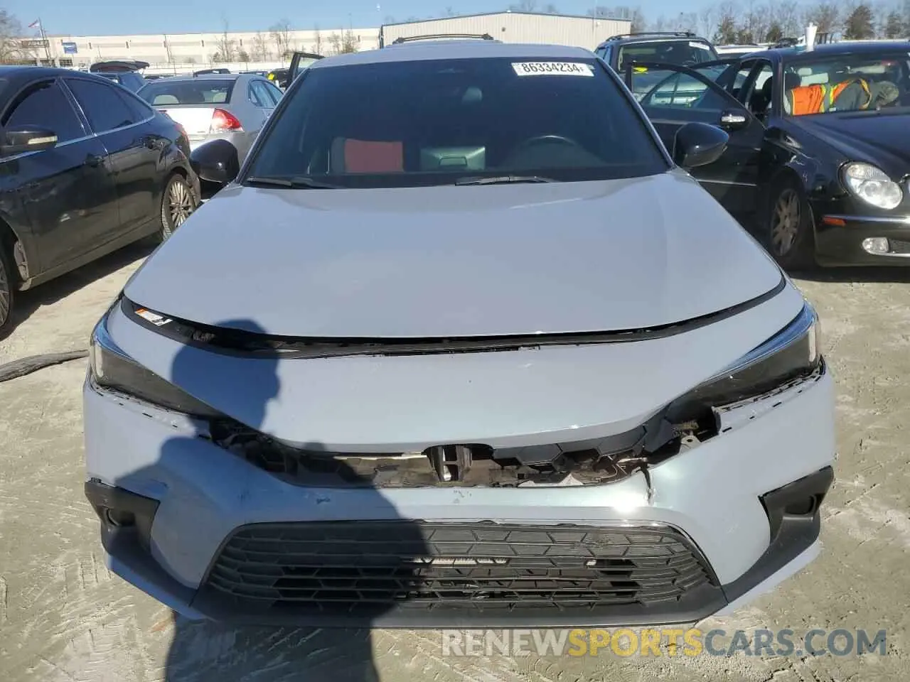 5 fotografías del automóvil dañado 2HGFE1E58NH475681 HONDA CIVIC 2022