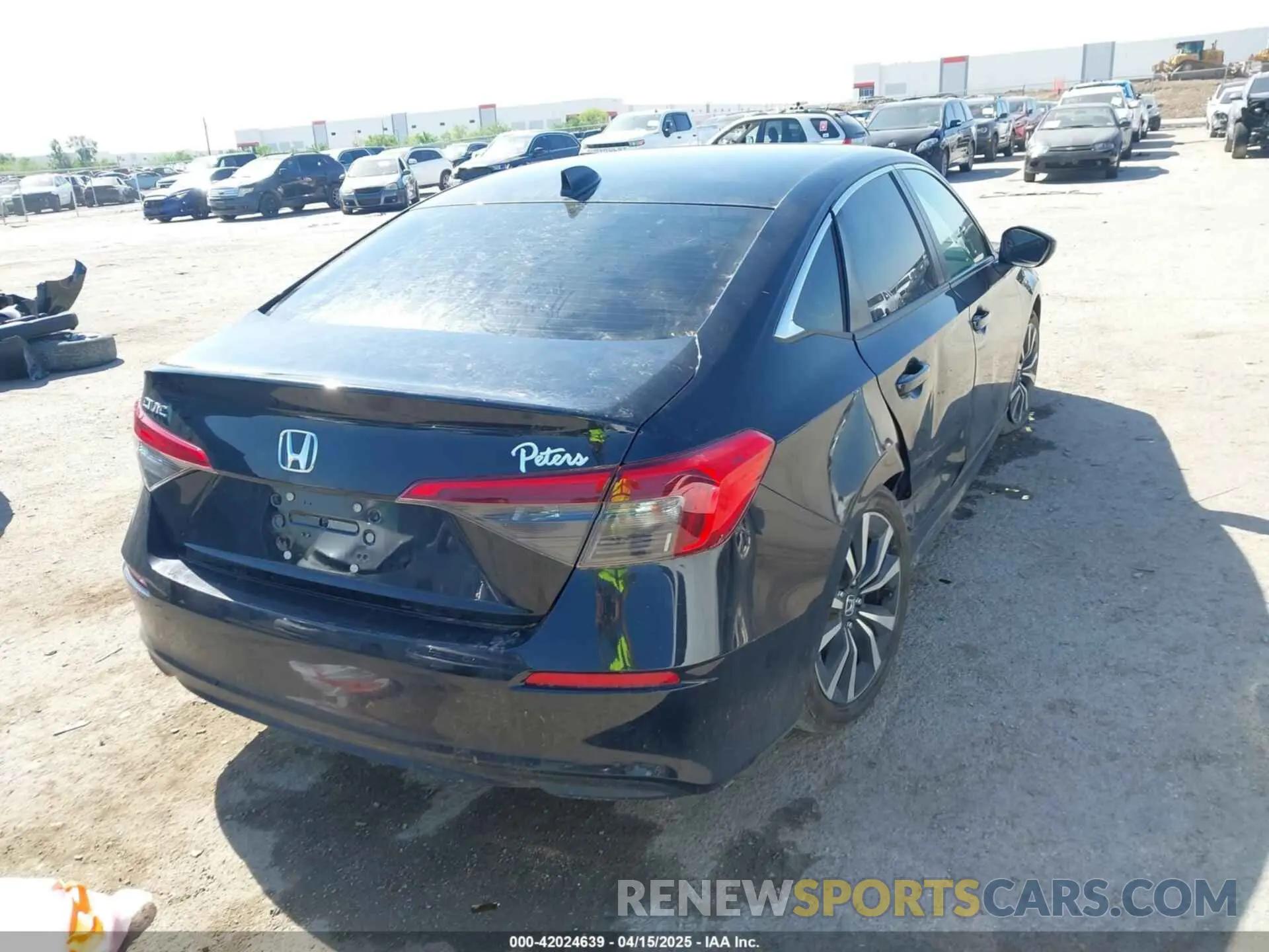 4 fotografías del automóvil dañado 2HGFE1F71NH312953 HONDA CIVIC 2022