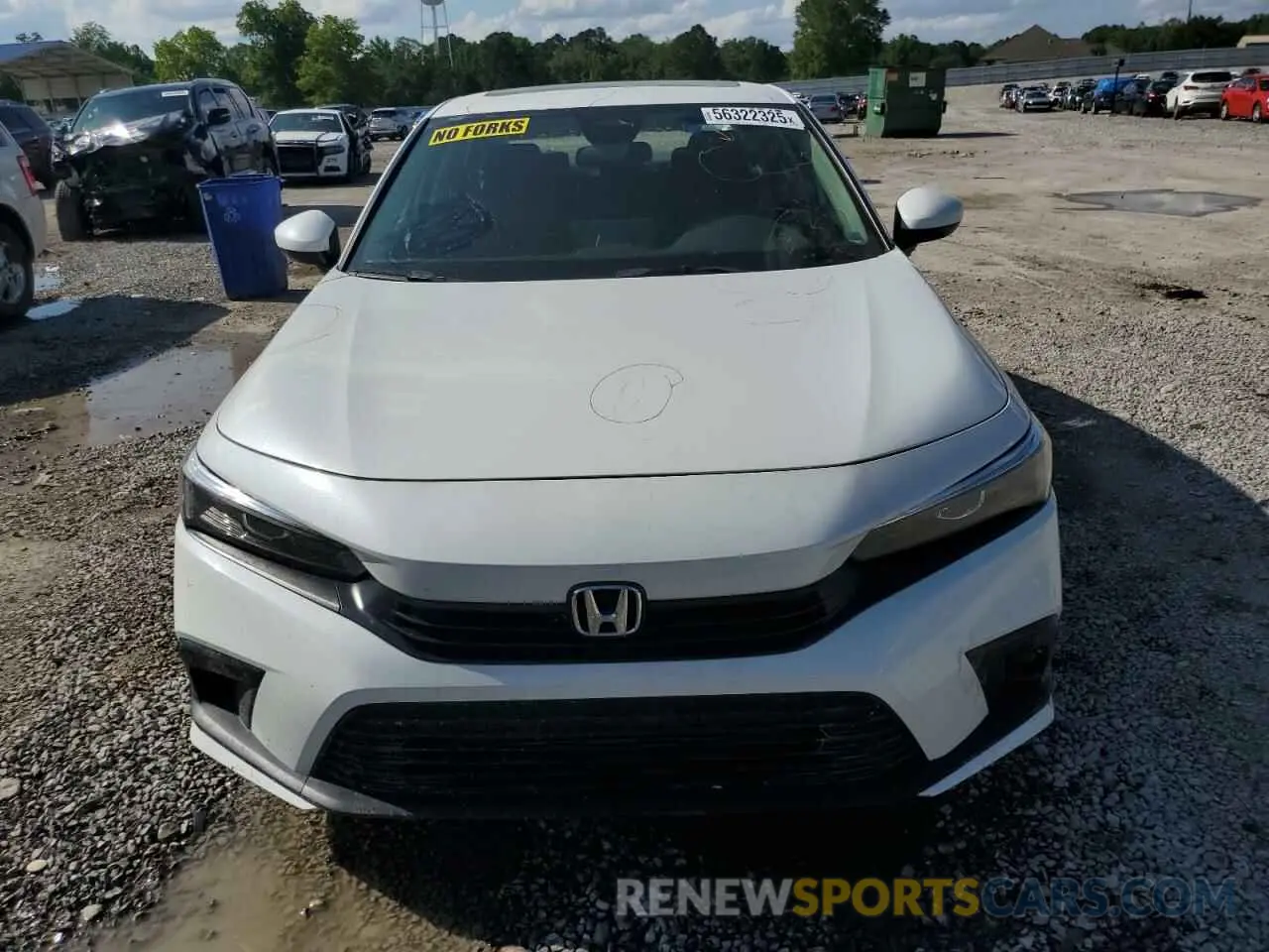5 fotografías del automóvil dañado 2HGFE1F71NH326223 HONDA CIVIC 2022