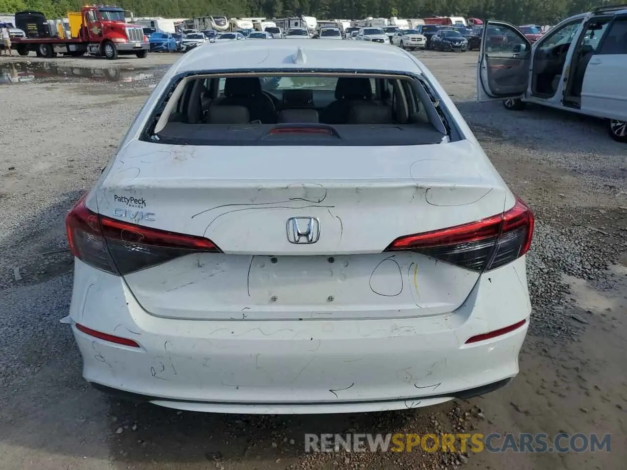 6 fotografías del automóvil dañado 2HGFE1F71NH326223 HONDA CIVIC 2022