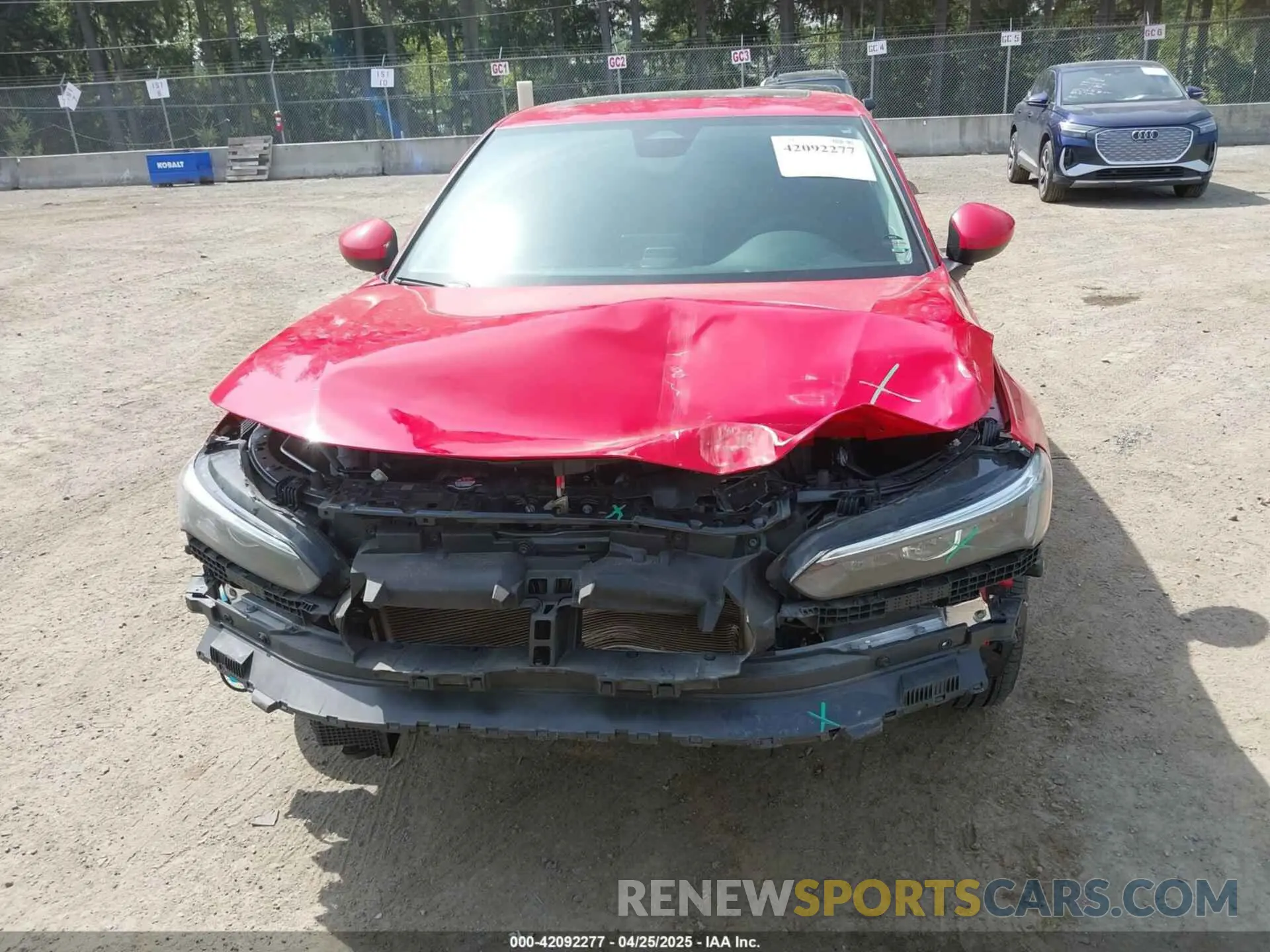 12 fotografías del automóvil dañado 2HGFE1F71NH328974 HONDA CIVIC 2022