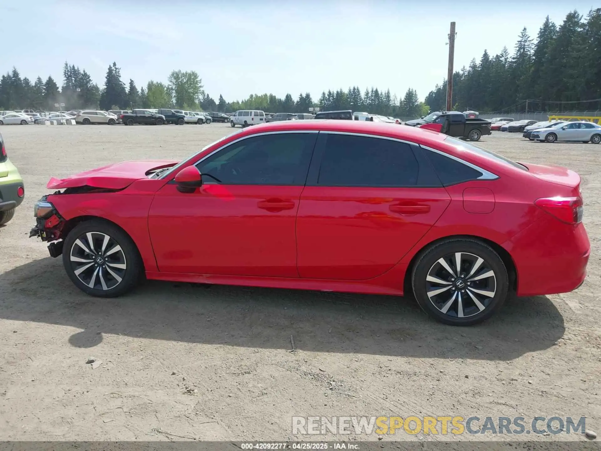 14 fotografías del automóvil dañado 2HGFE1F71NH328974 HONDA CIVIC 2022