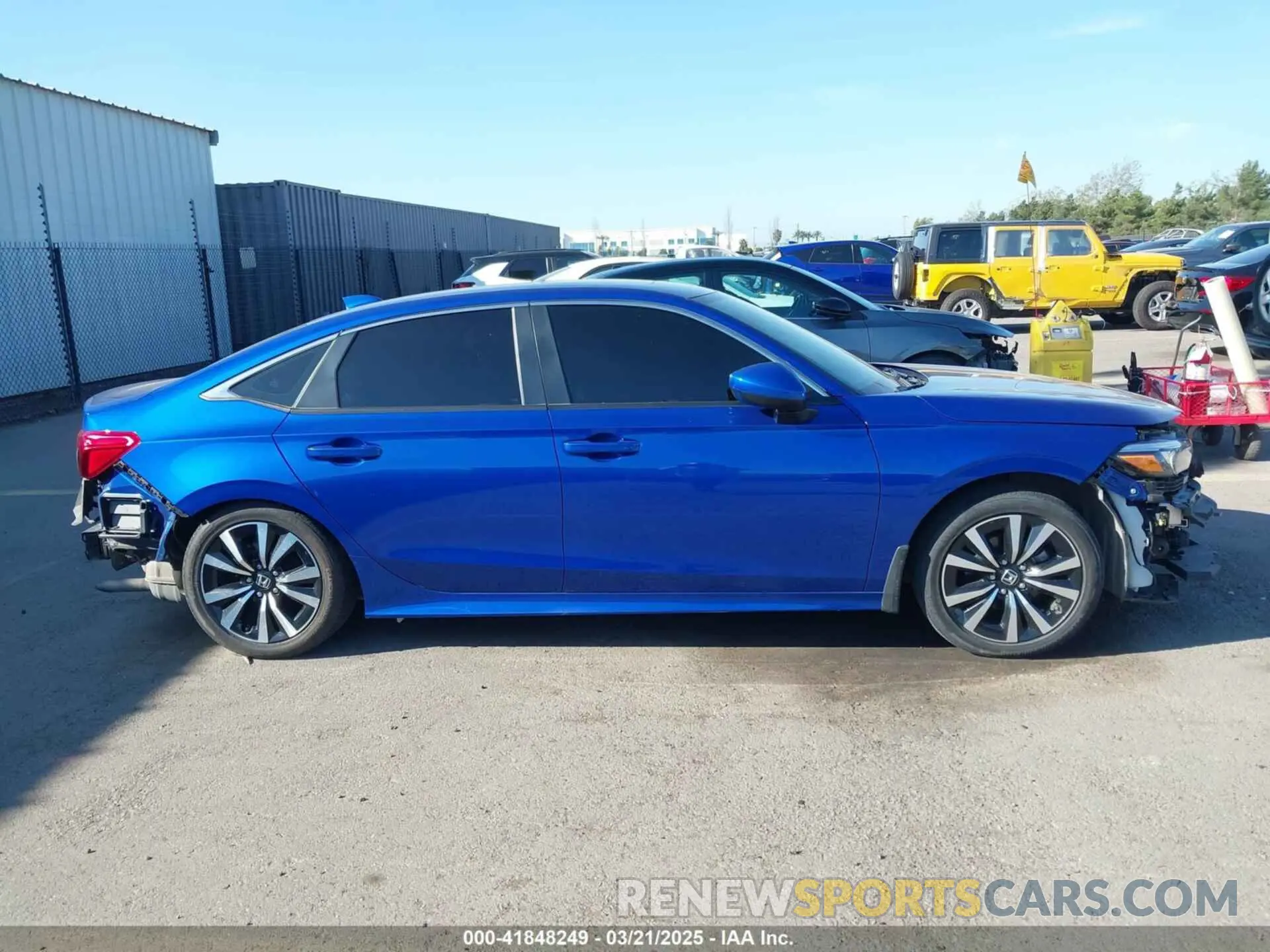 14 fotografías del automóvil dañado 2HGFE1F72NH325145 HONDA CIVIC 2022