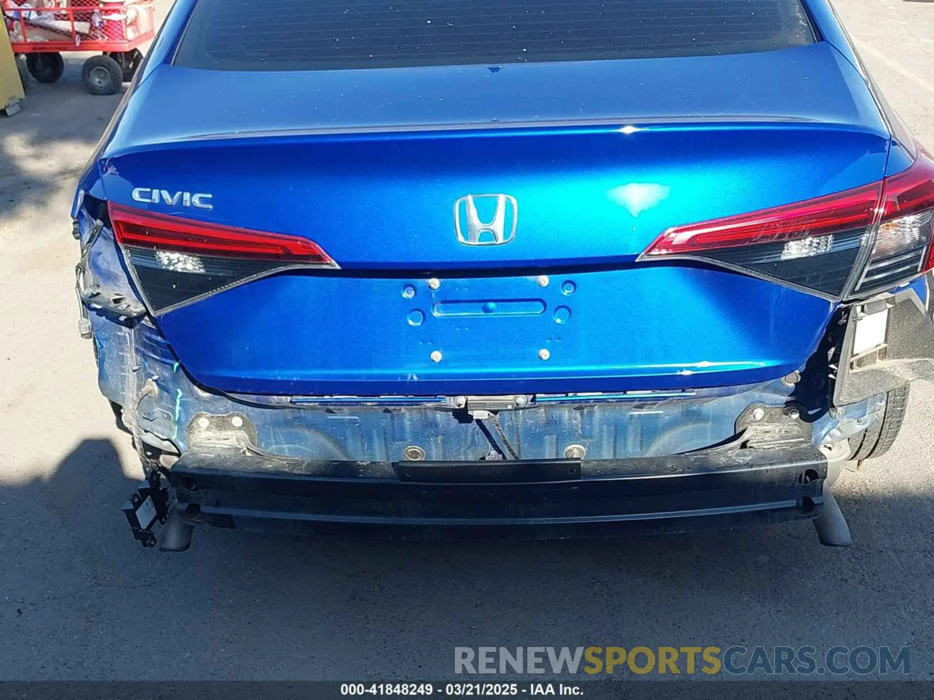 6 fotografías del automóvil dañado 2HGFE1F72NH325145 HONDA CIVIC 2022