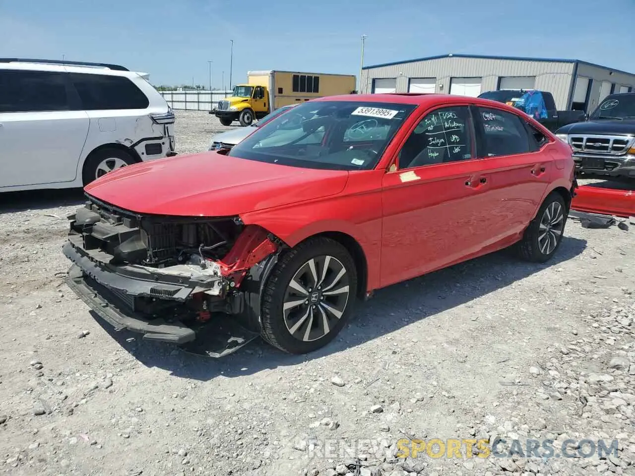 1 fotografías del automóvil dañado 2HGFE1F73NH312310 HONDA CIVIC 2022