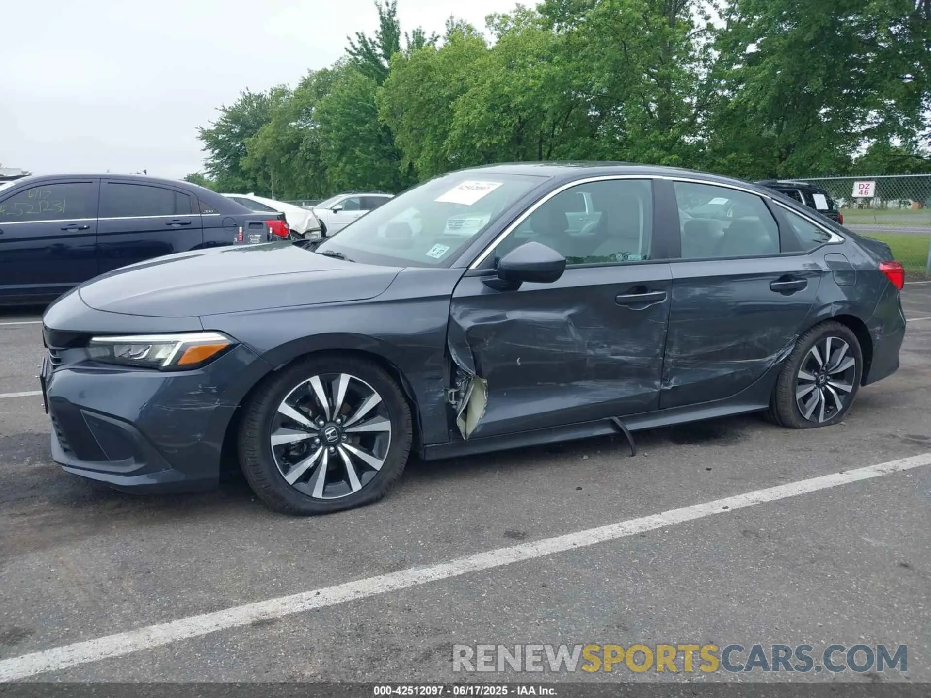 6 fotografías del automóvil dañado 2HGFE1F73NH315899 HONDA CIVIC 2022