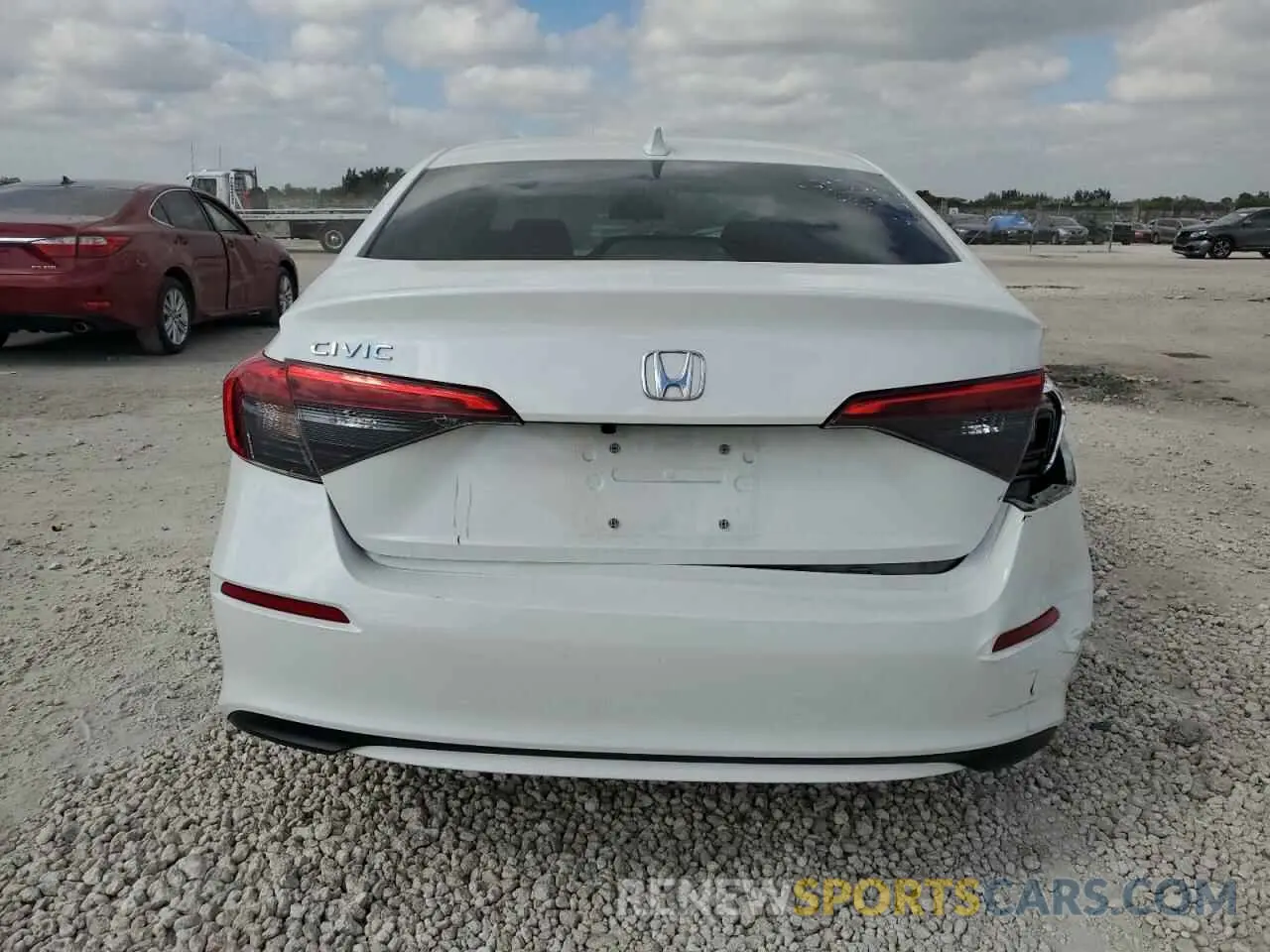 6 fotografías del automóvil dañado 2HGFE1F73NH324599 HONDA CIVIC 2022