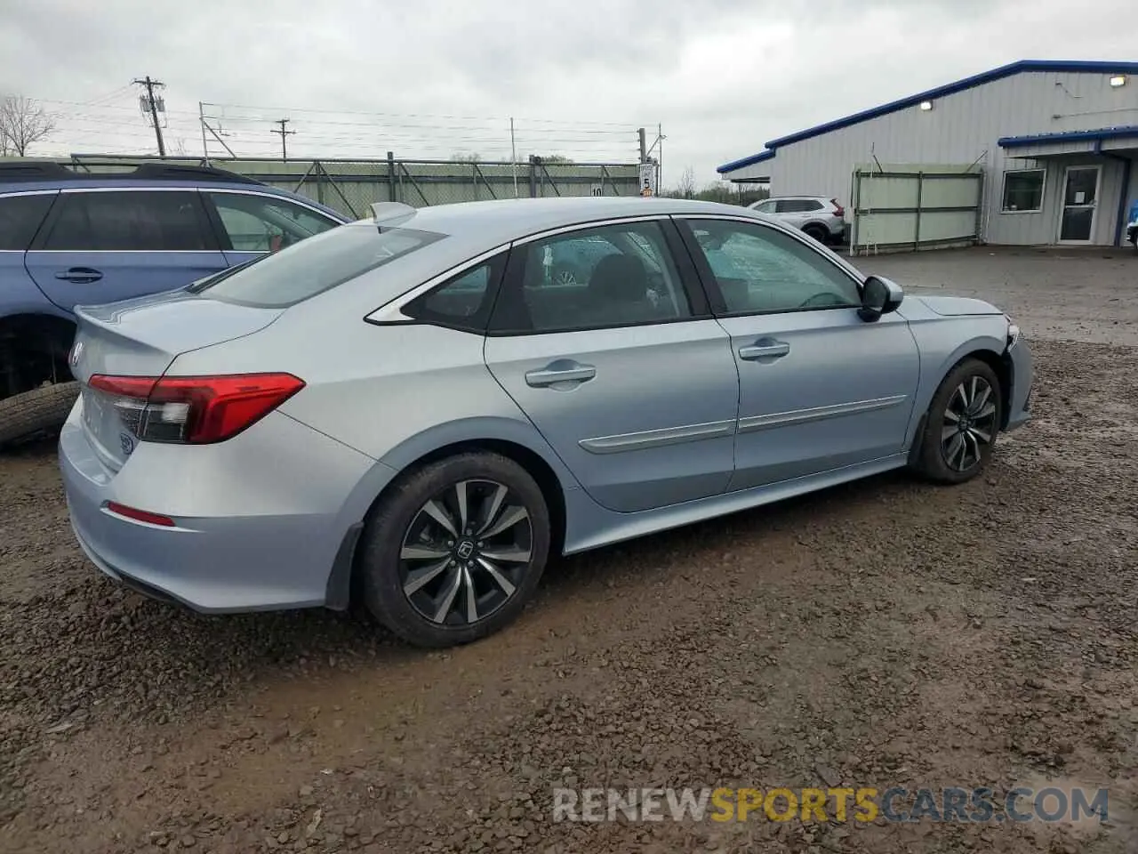 3 fotografías del automóvil dañado 2HGFE1F74NH306449 HONDA CIVIC 2022