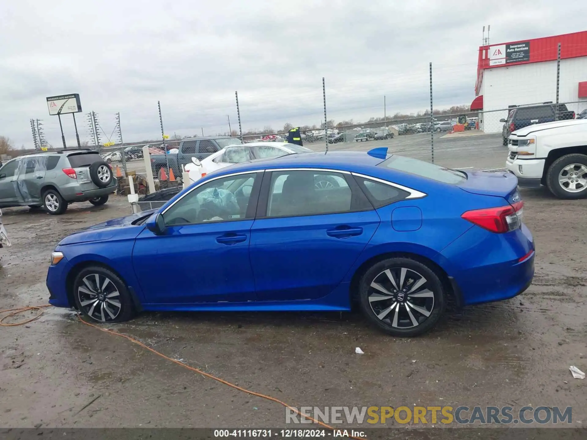 14 fotografías del automóvil dañado 2HGFE1F74NH325843 HONDA CIVIC 2022
