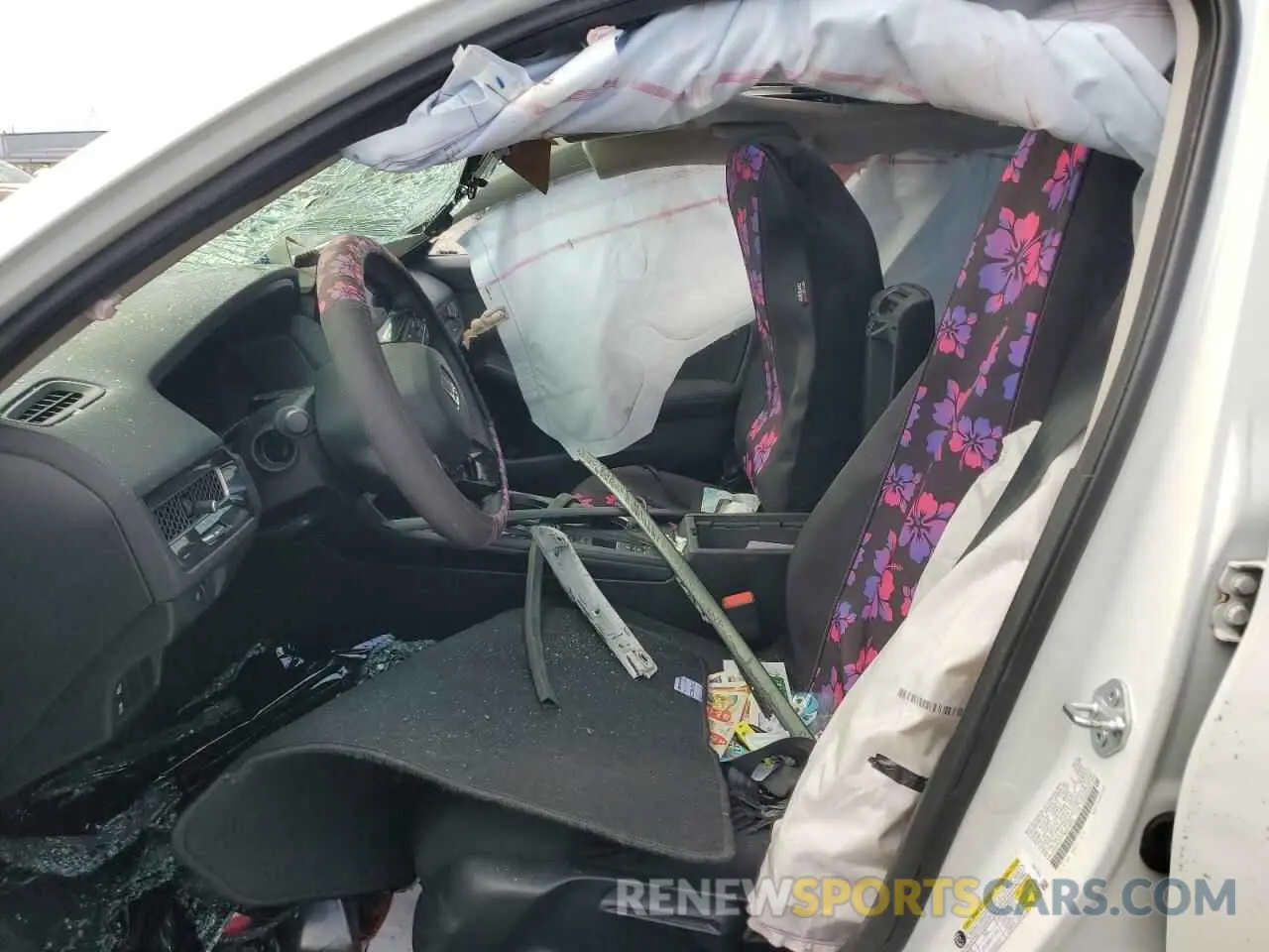 7 fotografías del automóvil dañado 2HGFE1F77NH318482 HONDA CIVIC 2022