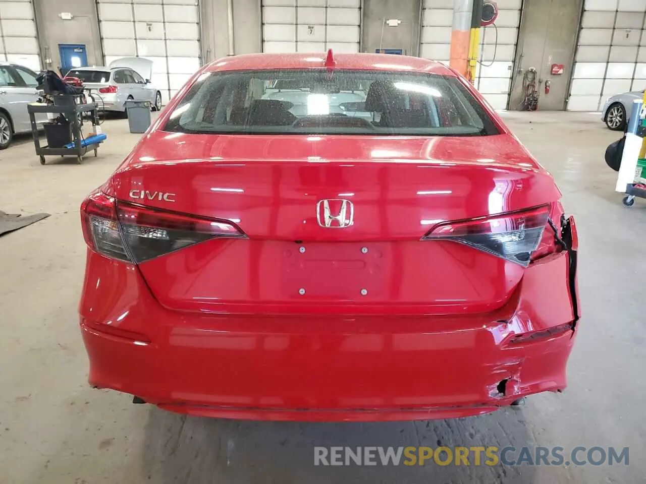 6 fotografías del automóvil dañado 2HGFE1F79NH308651 HONDA CIVIC 2022