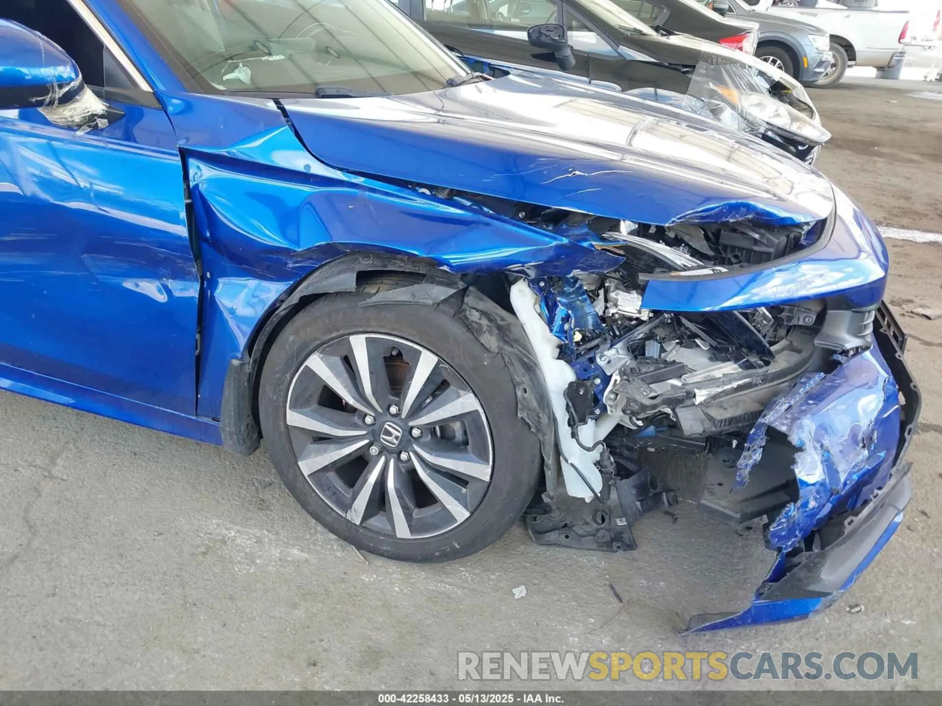 6 fotografías del automóvil dañado 2HGFE1F79NH313672 HONDA CIVIC 2022