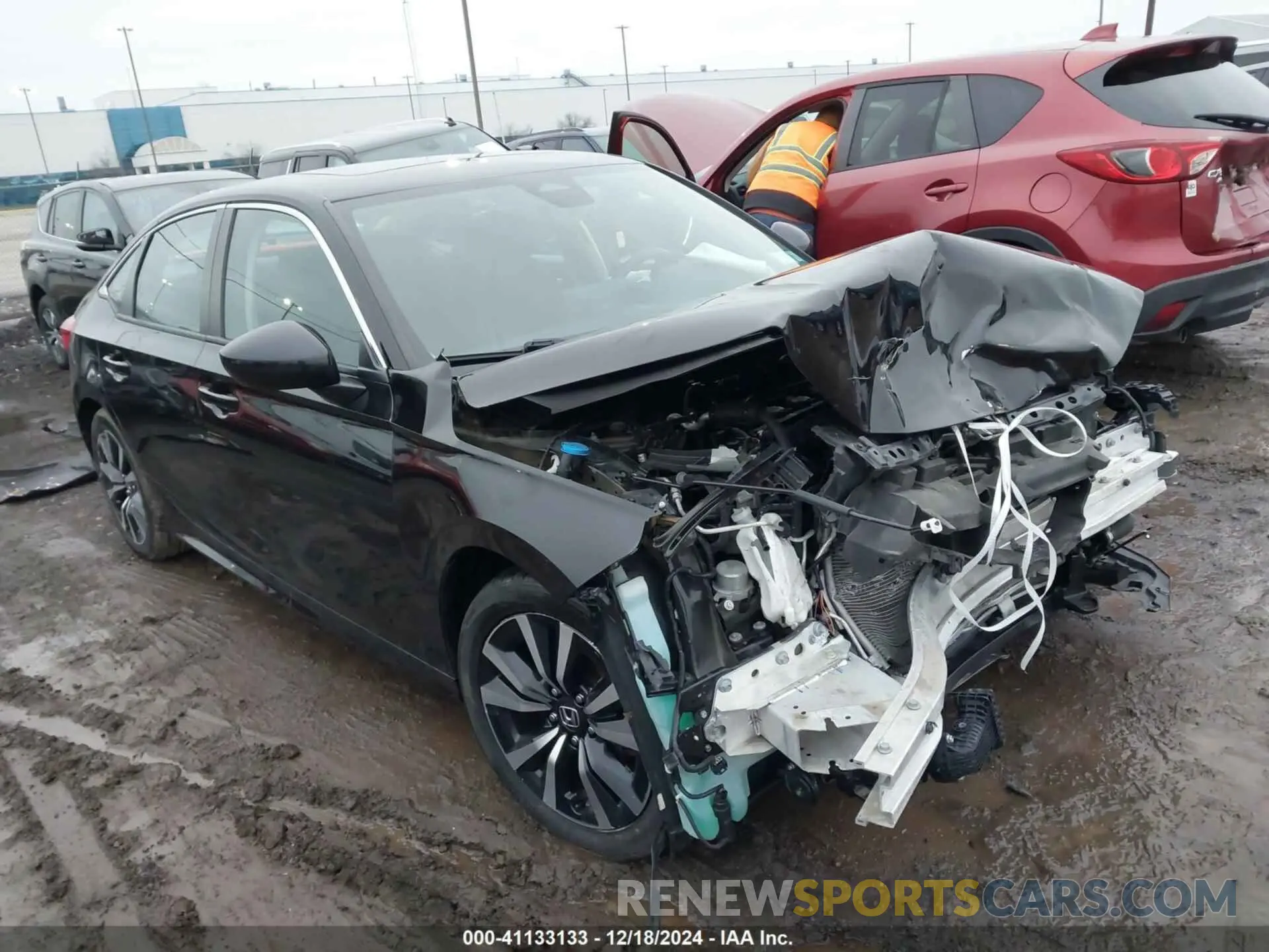 1 fotografías del automóvil dañado 2HGFE1F7XNH310456 HONDA CIVIC 2022