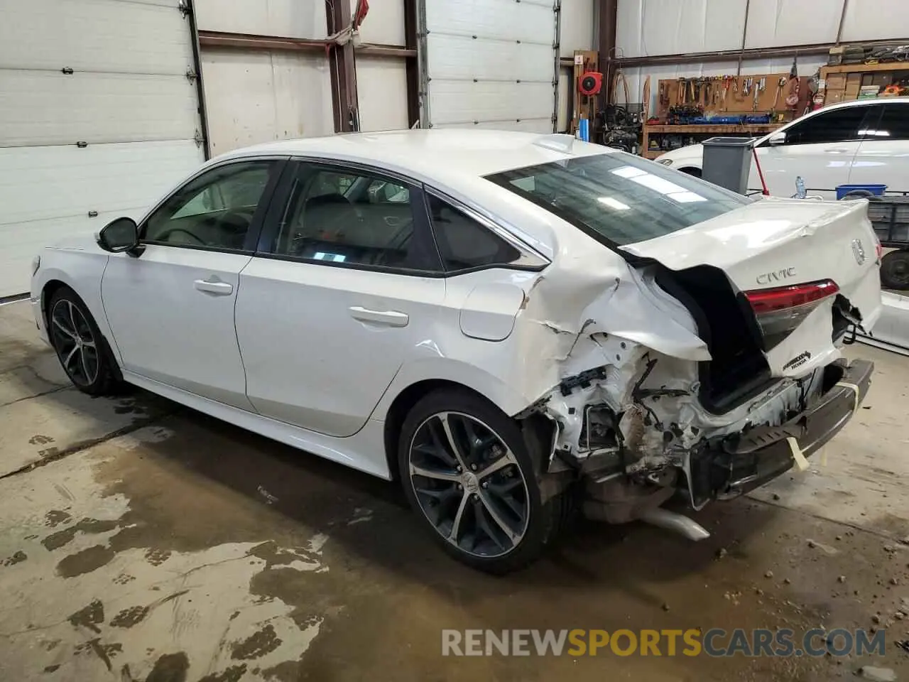 2 fotografías del automóvil dañado 2HGFE1F90NH006232 HONDA CIVIC 2022