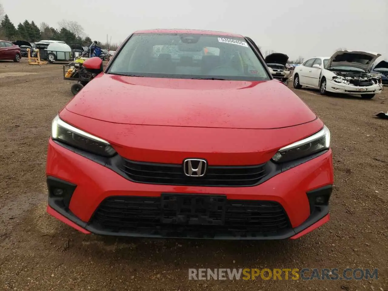 5 fotografías del automóvil dañado 2HGFE1F90NH308510 HONDA CIVIC 2022