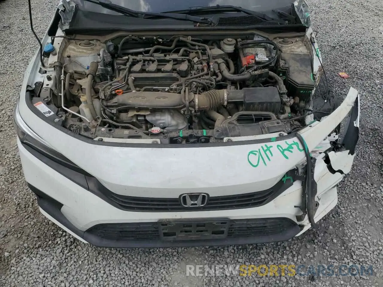 11 fotografías del automóvil dañado 2HGFE1F92NH301848 HONDA CIVIC 2022