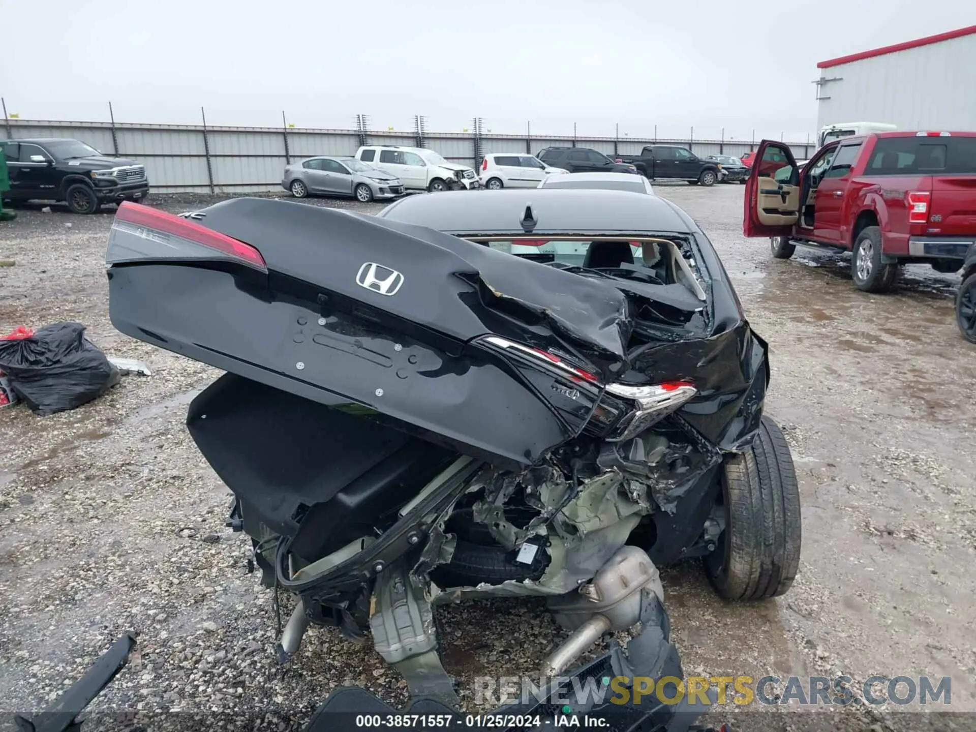 6 fotografías del automóvil dañado 2HGFE1F92NH327916 HONDA CIVIC 2022