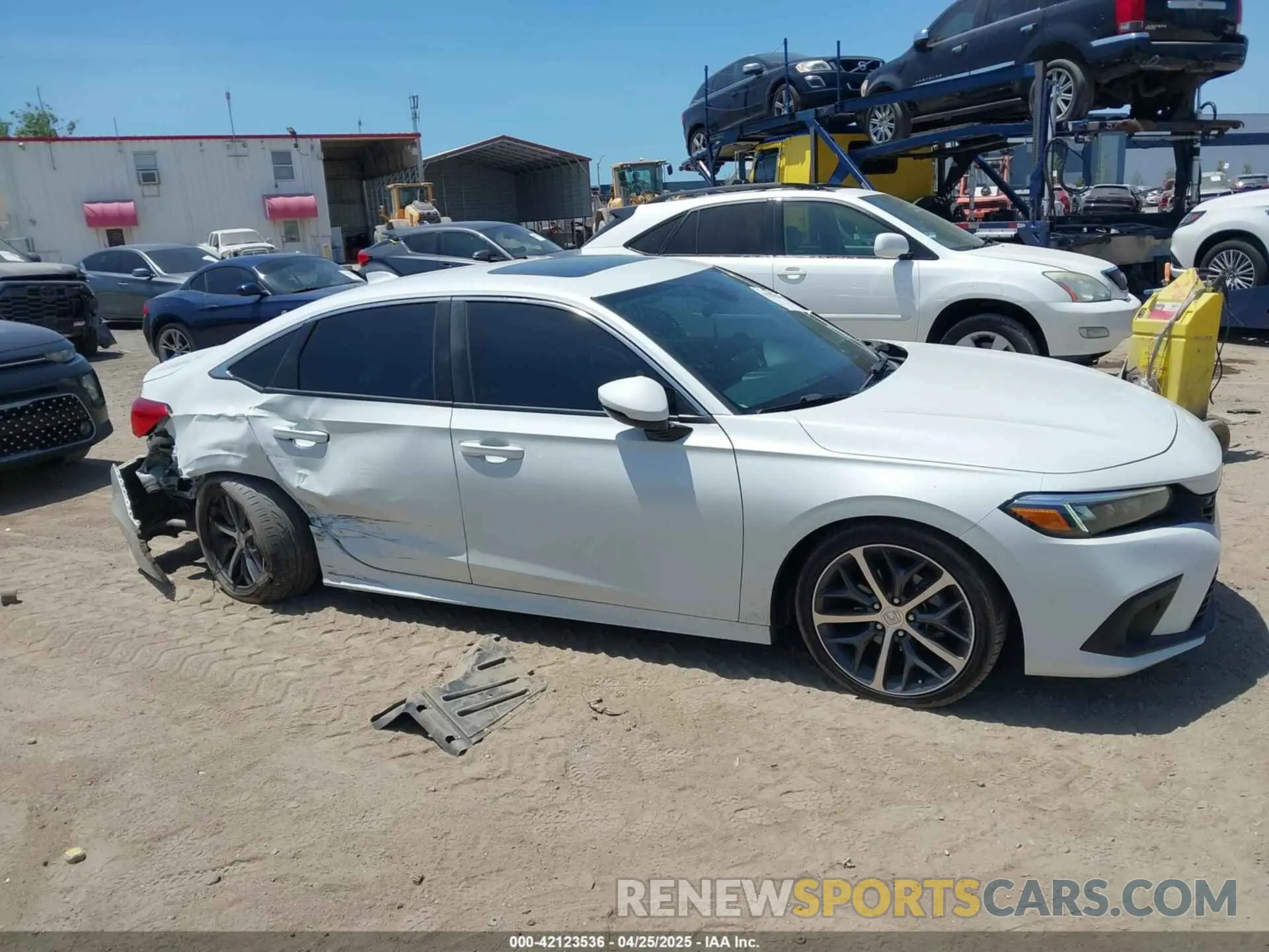 13 fotografías del automóvil dañado 2HGFE1F93NH316133 HONDA CIVIC 2022