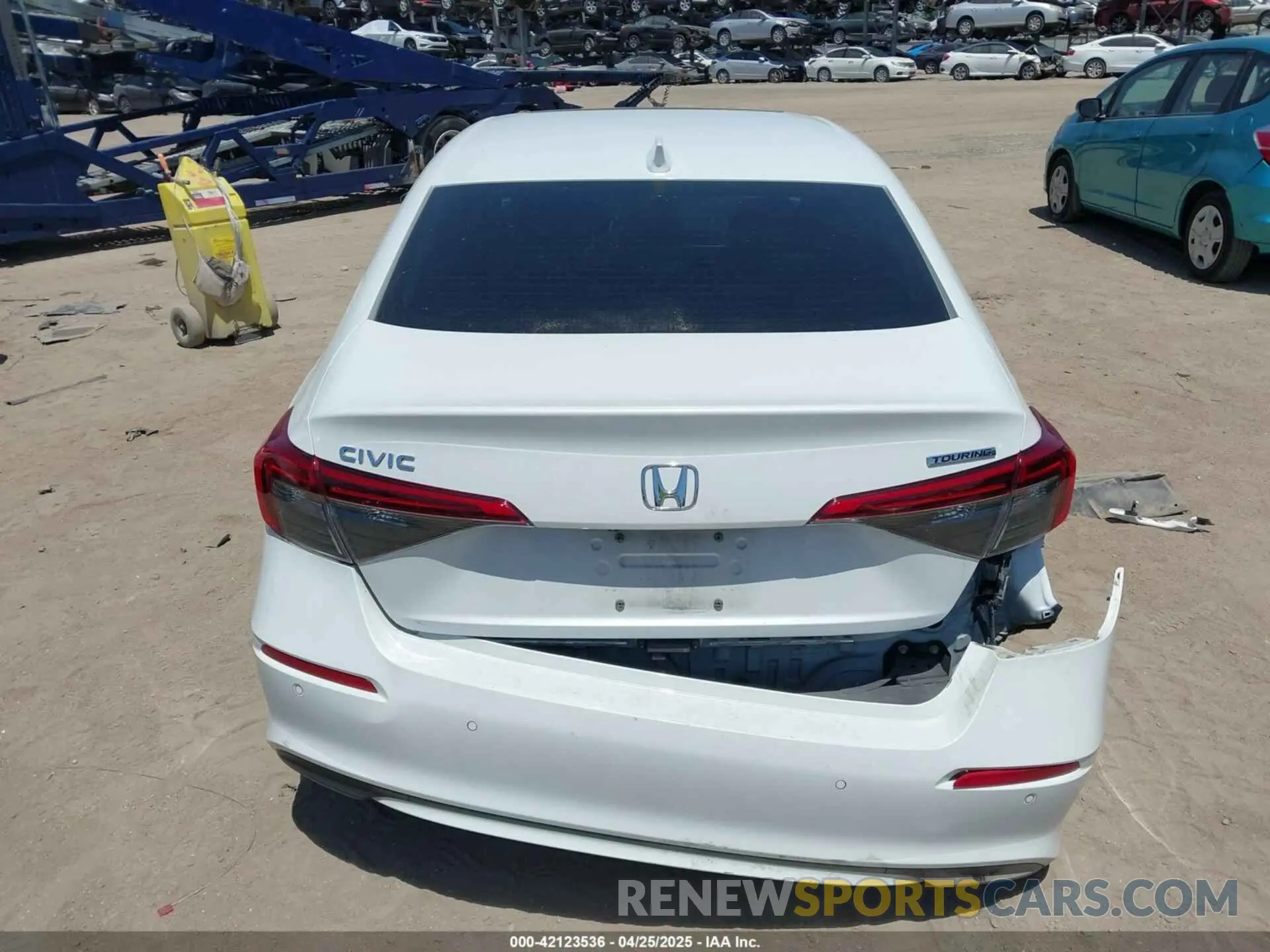 16 fotografías del automóvil dañado 2HGFE1F93NH316133 HONDA CIVIC 2022