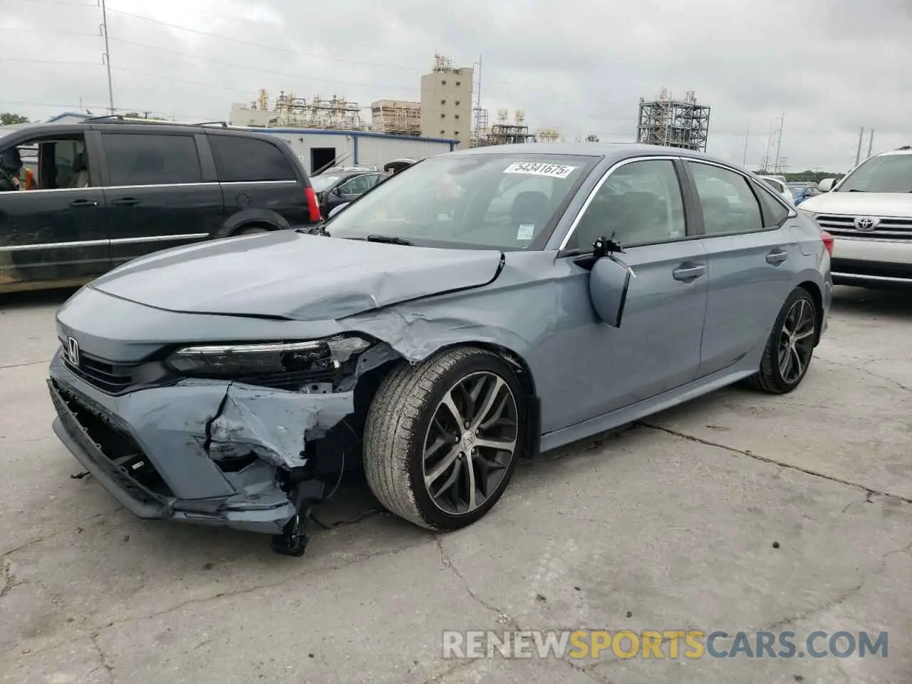1 fotografías del automóvil dañado 2HGFE1F94NH301110 HONDA CIVIC 2022