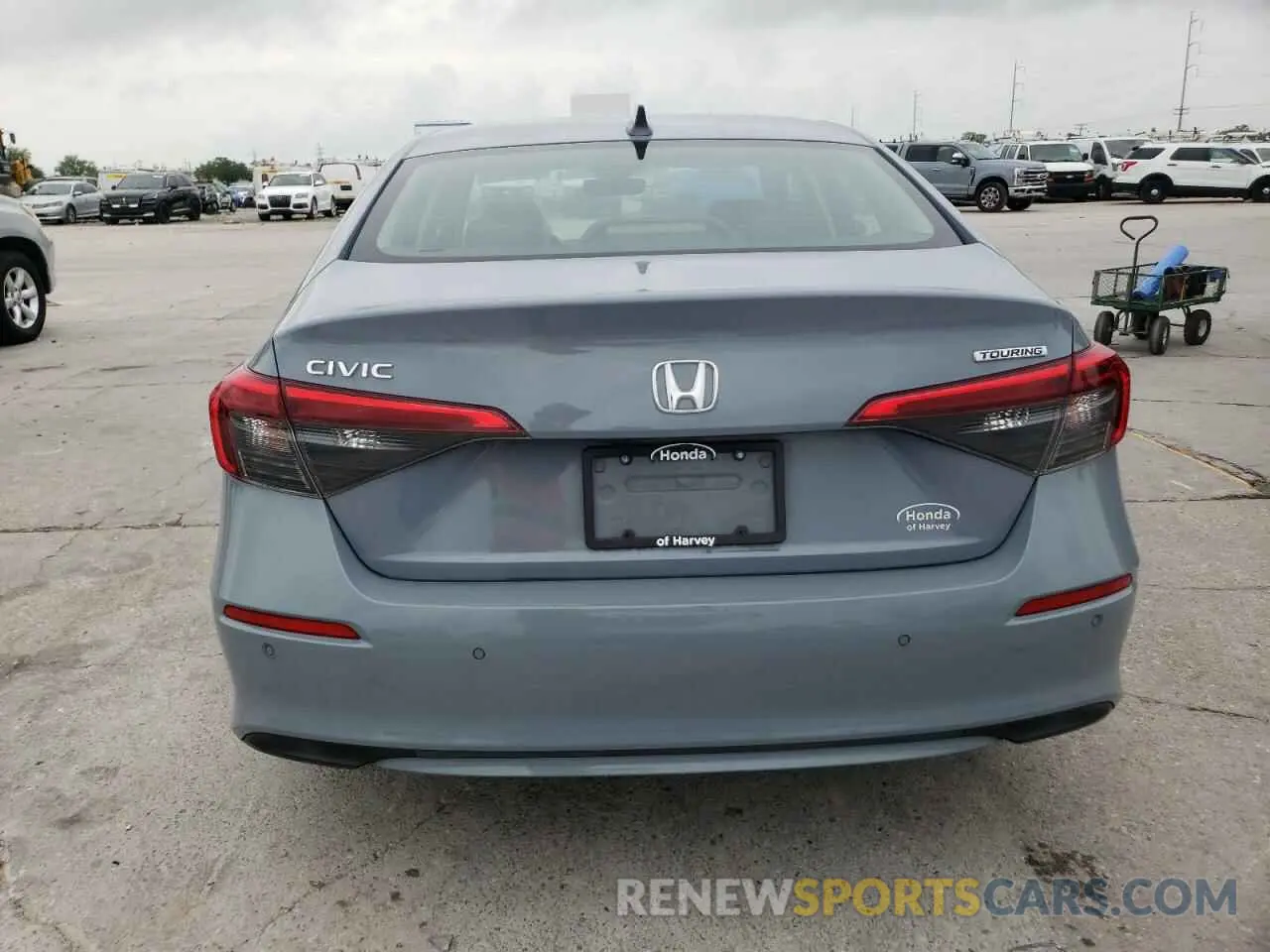 6 fotografías del automóvil dañado 2HGFE1F94NH301110 HONDA CIVIC 2022