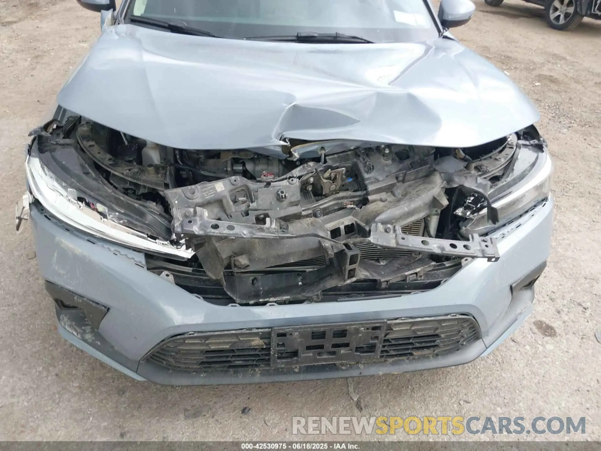6 fotografías del automóvil dañado 2HGFE1F94NH313631 HONDA CIVIC 2022