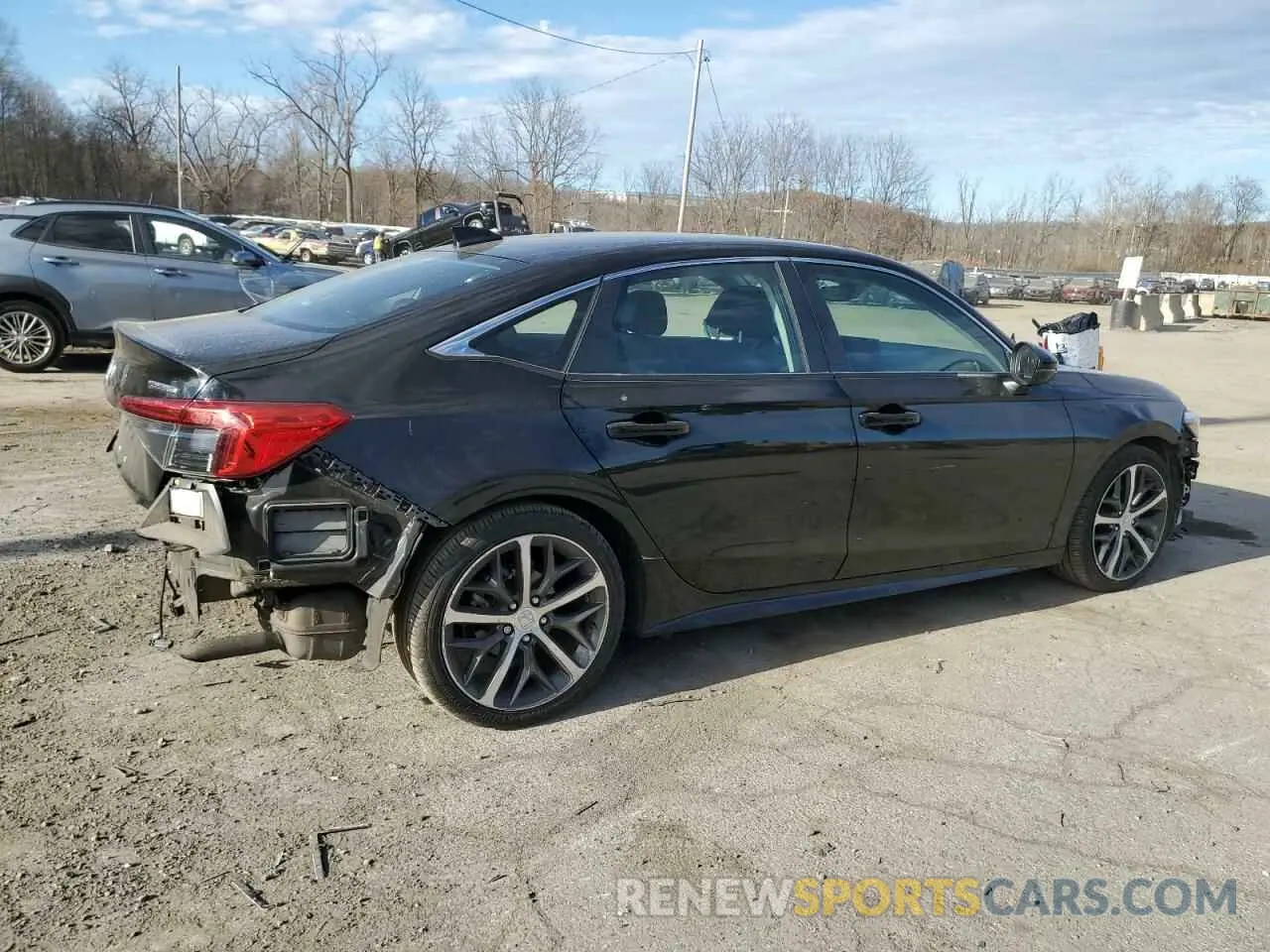 3 fotografías del automóvil dañado 2HGFE1F95NH302735 HONDA CIVIC 2022