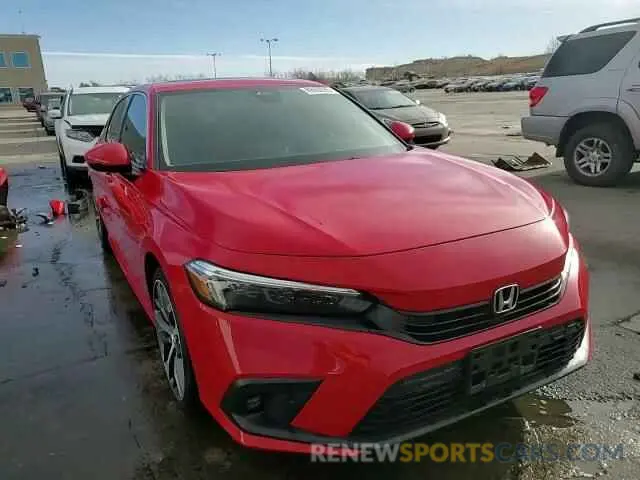 14 fotografías del automóvil dañado 2HGFE1F95NH304212 HONDA CIVIC 2022