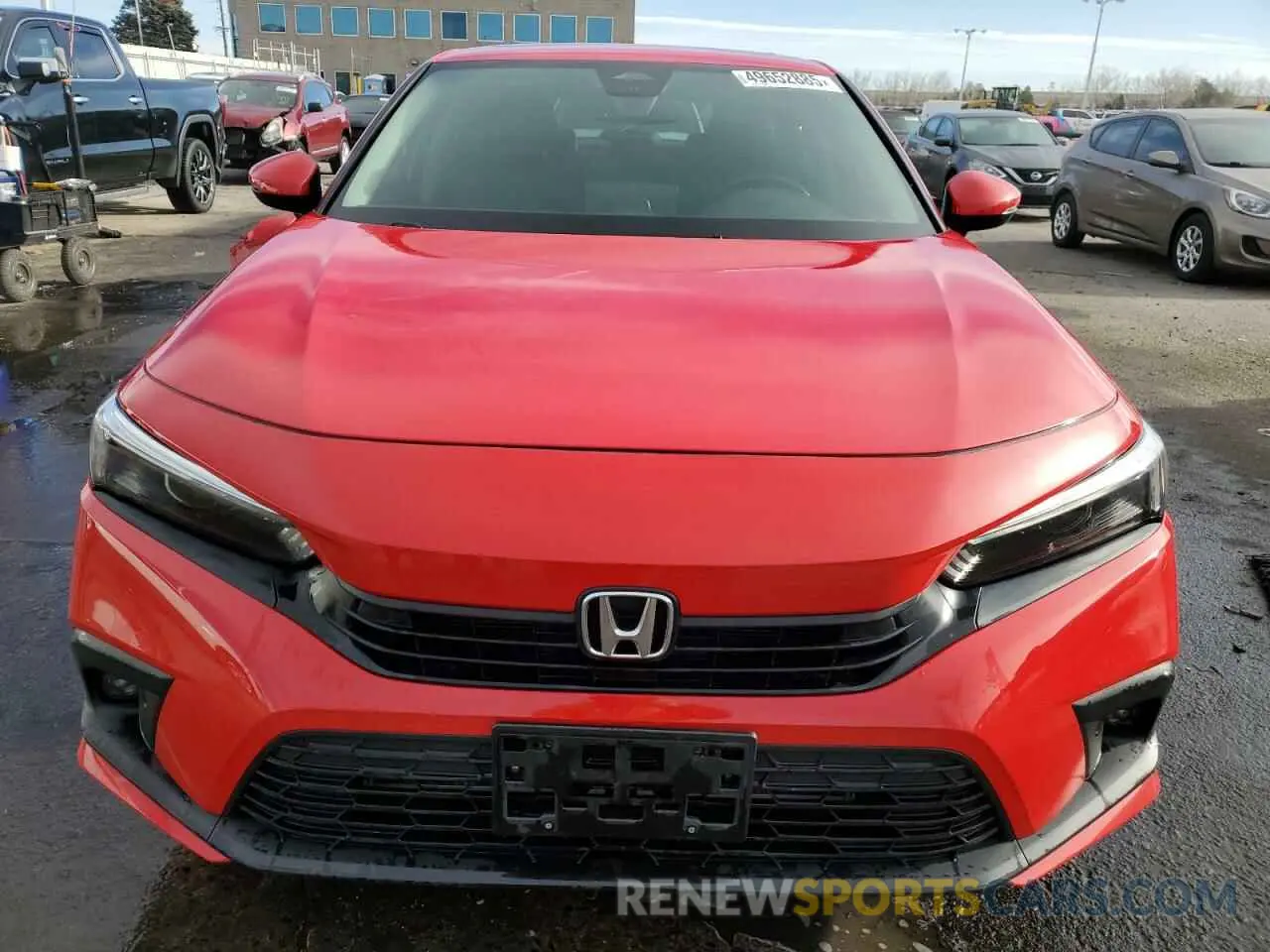 5 fotografías del automóvil dañado 2HGFE1F95NH304212 HONDA CIVIC 2022